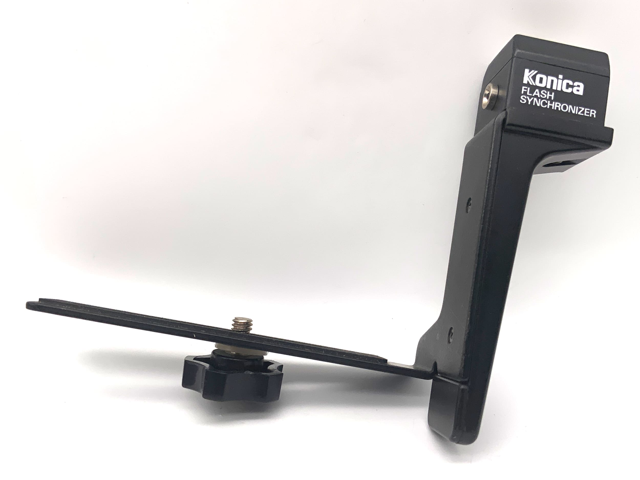 Konica Flash Synchronizer Handgriff für MR 70 Schiene Blitzschiene Hand Grip