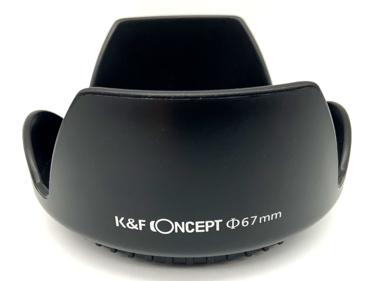 K&amp;F Concept 67mm Lens Hood Screw Thread Tulip Shaped Sunshade