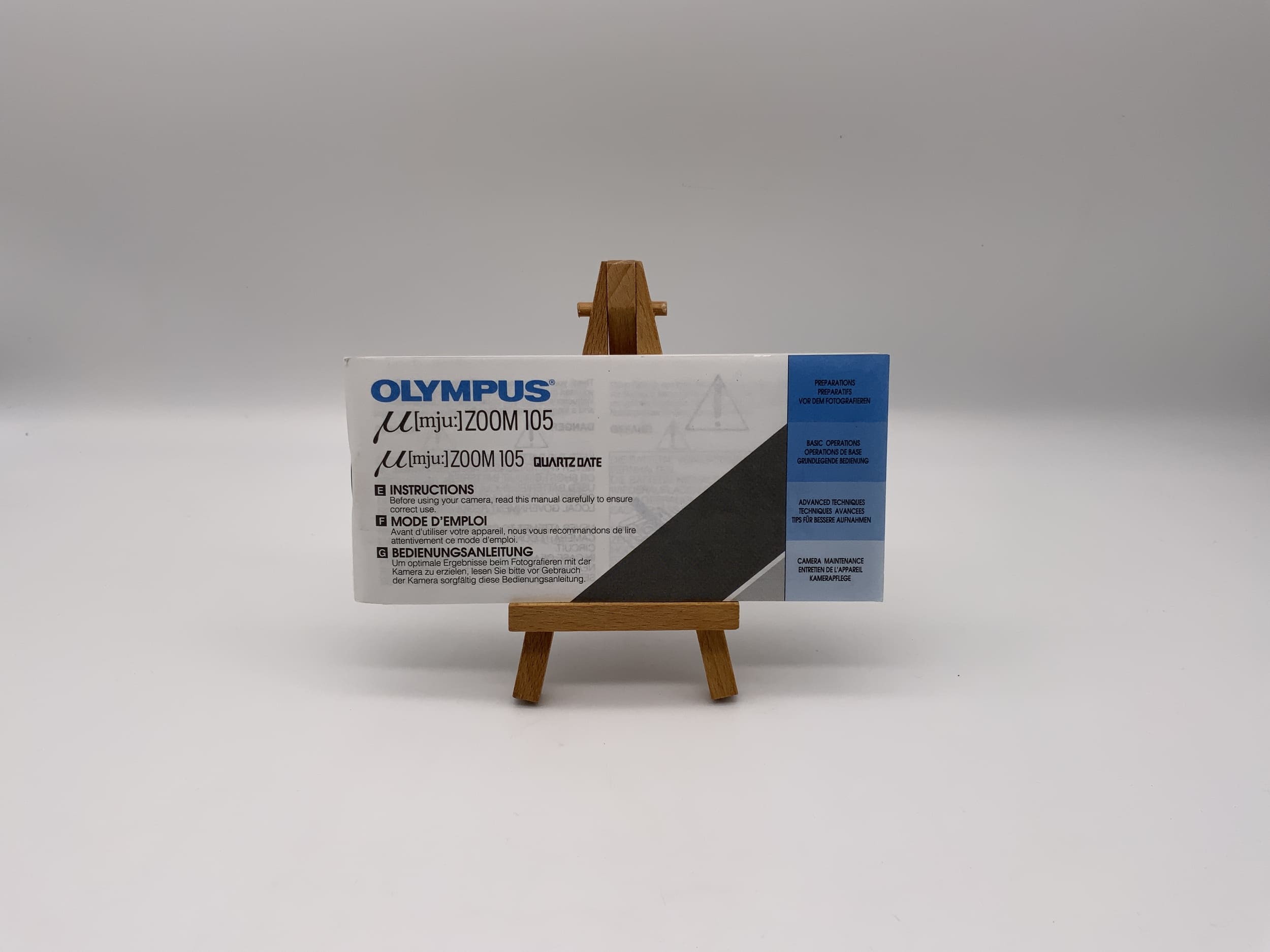 Olympus miju Zoom 105 User Manual (German)