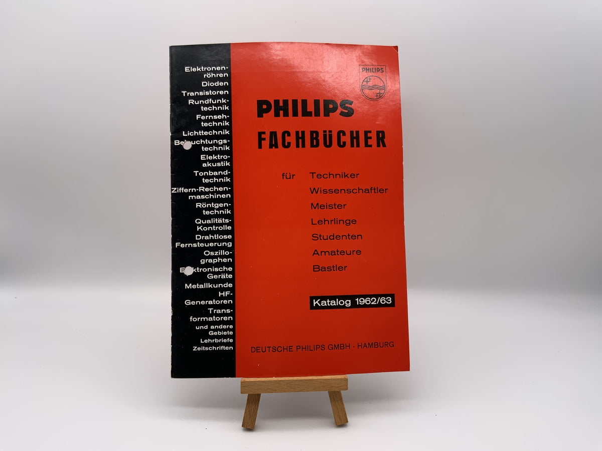 Philips Catalog 1962/63 Technical Books Catalog German