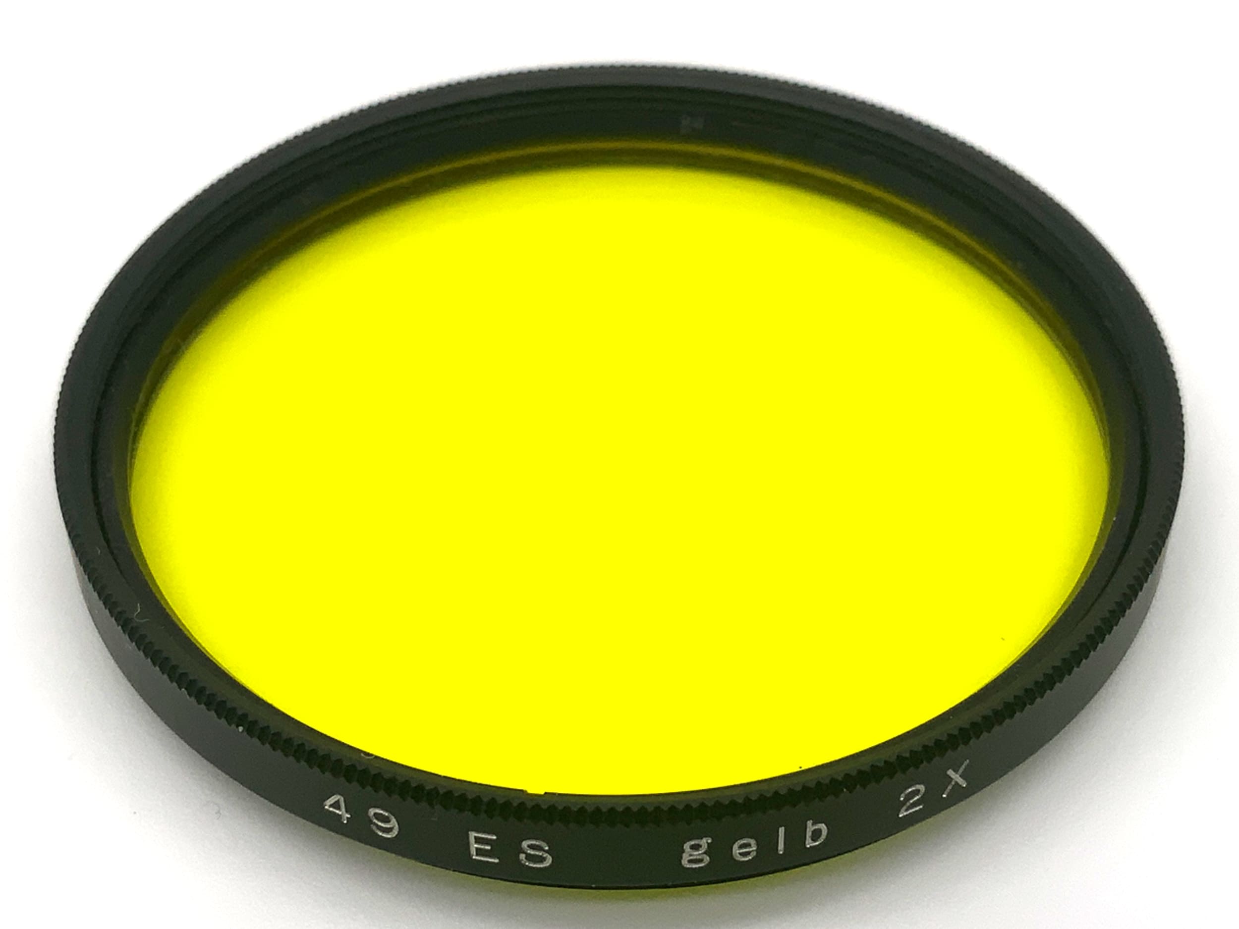 Farbfilter 49 ES gelb/yellow Filter 49mm Kreisförmig Filtergewinde