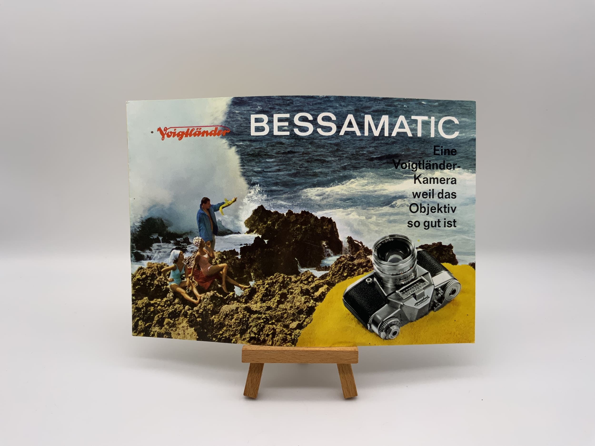 Voigtländer Bessamatic because the lens is so good. Operating instructions in German.