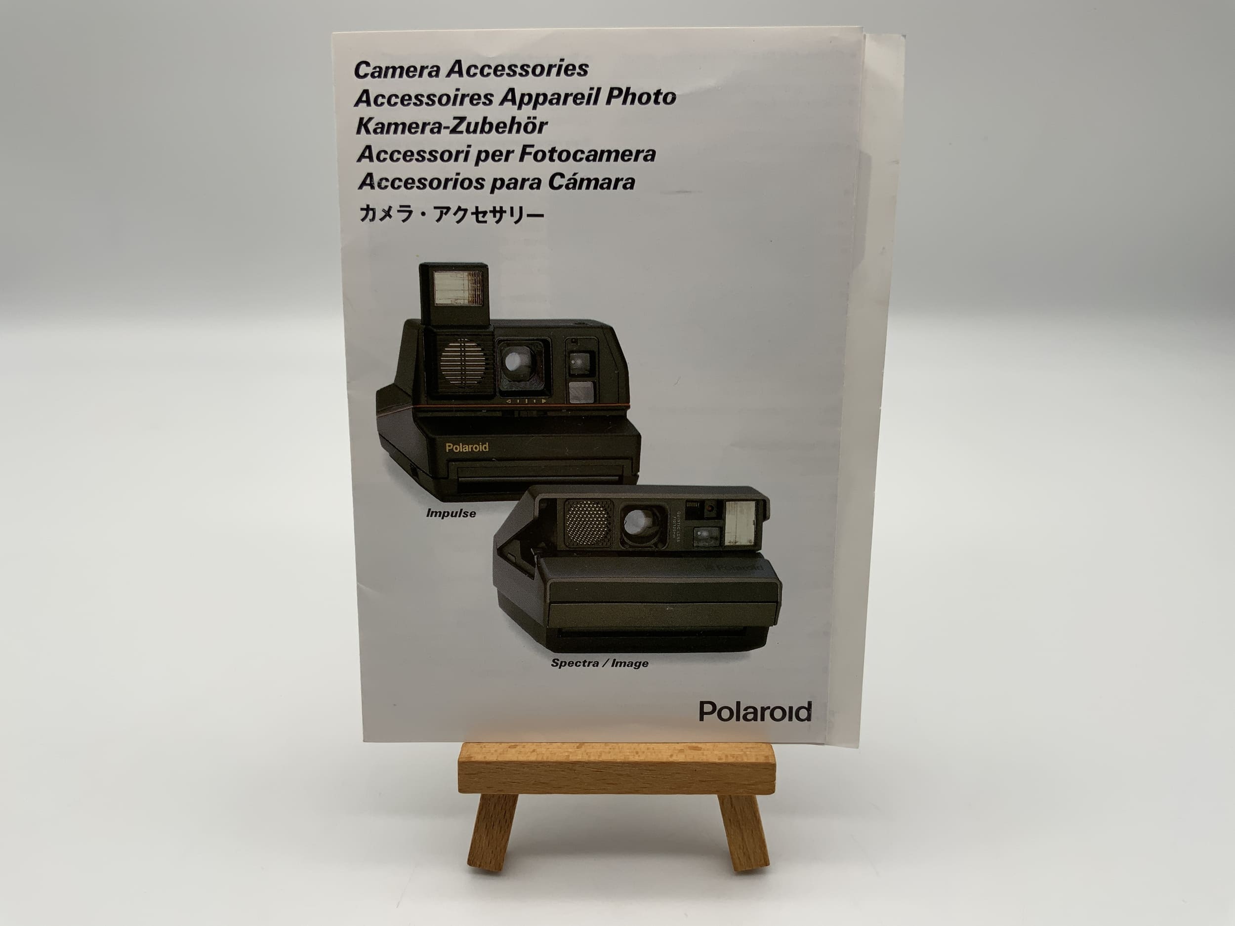 Polaroid Impulse / Spectra Image Camera Accessories Booklet (German)