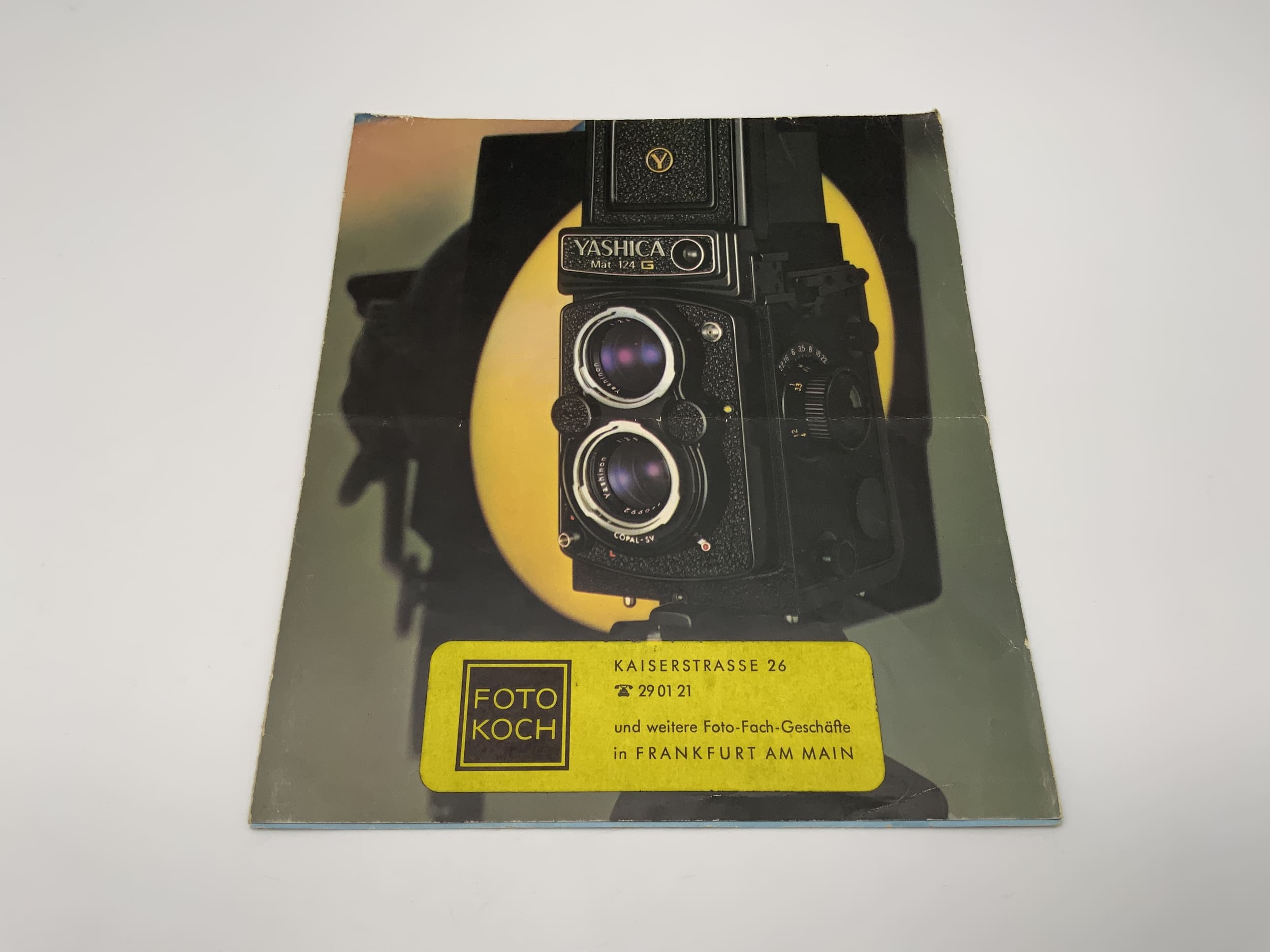 Yashica Mat 124G Information Sheet (German)