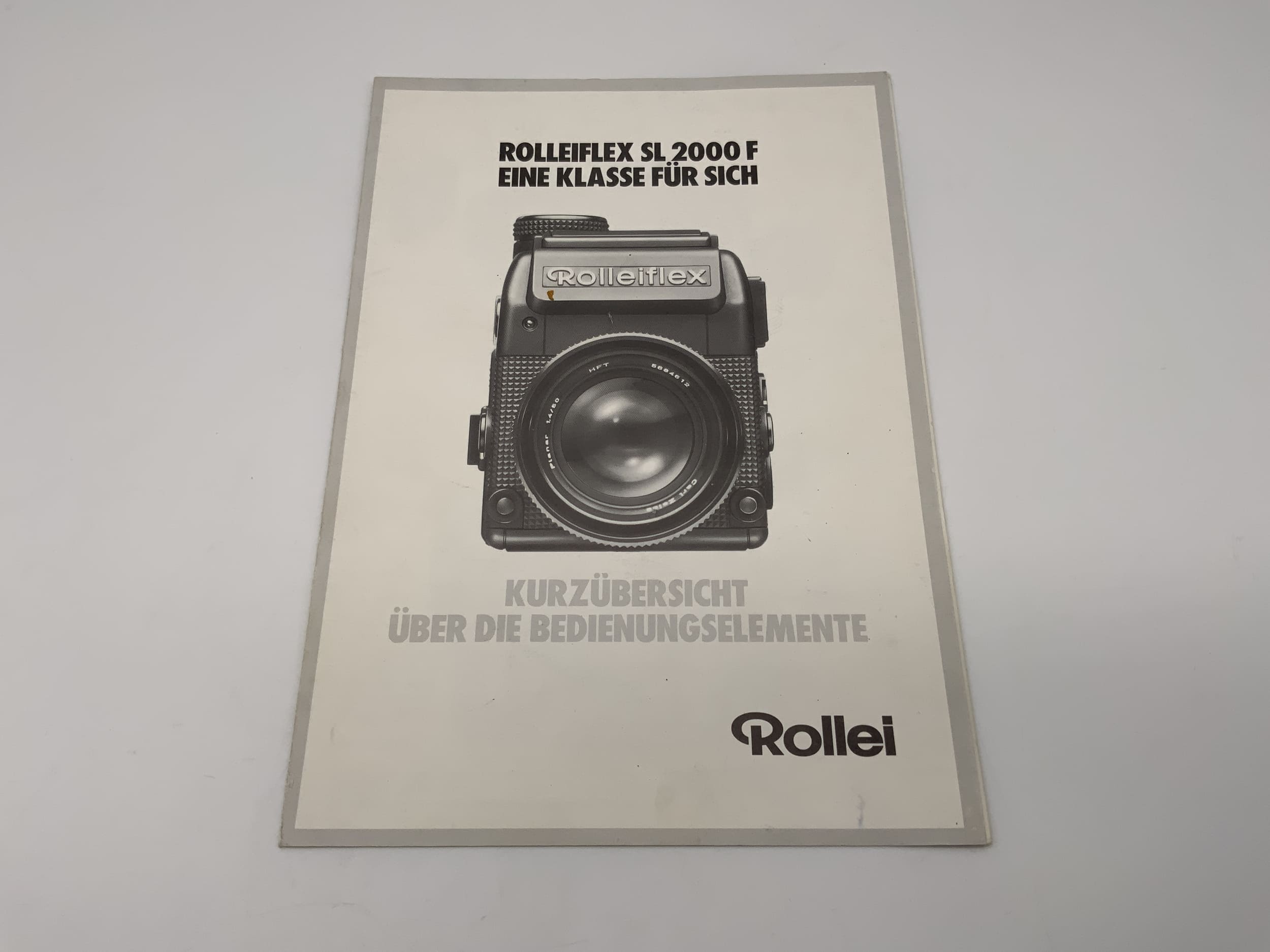 Rollei Rolleiflex SL 2000F Quick Overview User Manual German
