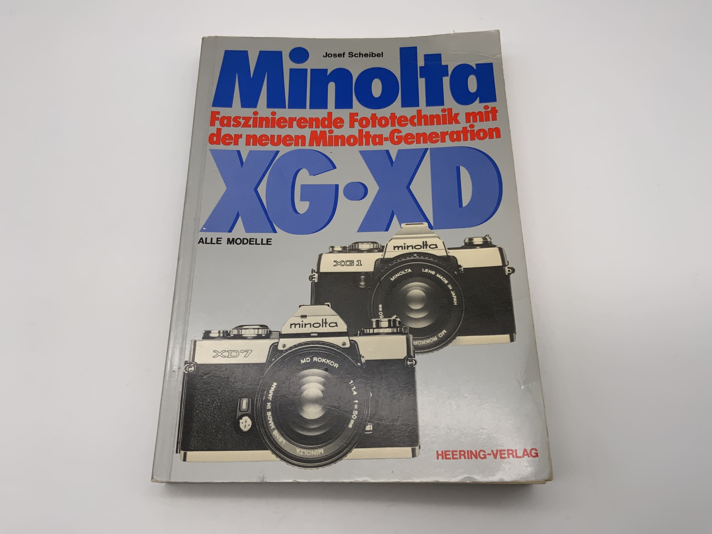 Minolta XD &amp; XG Cameras, all models, Heering Verlag User Manual, German