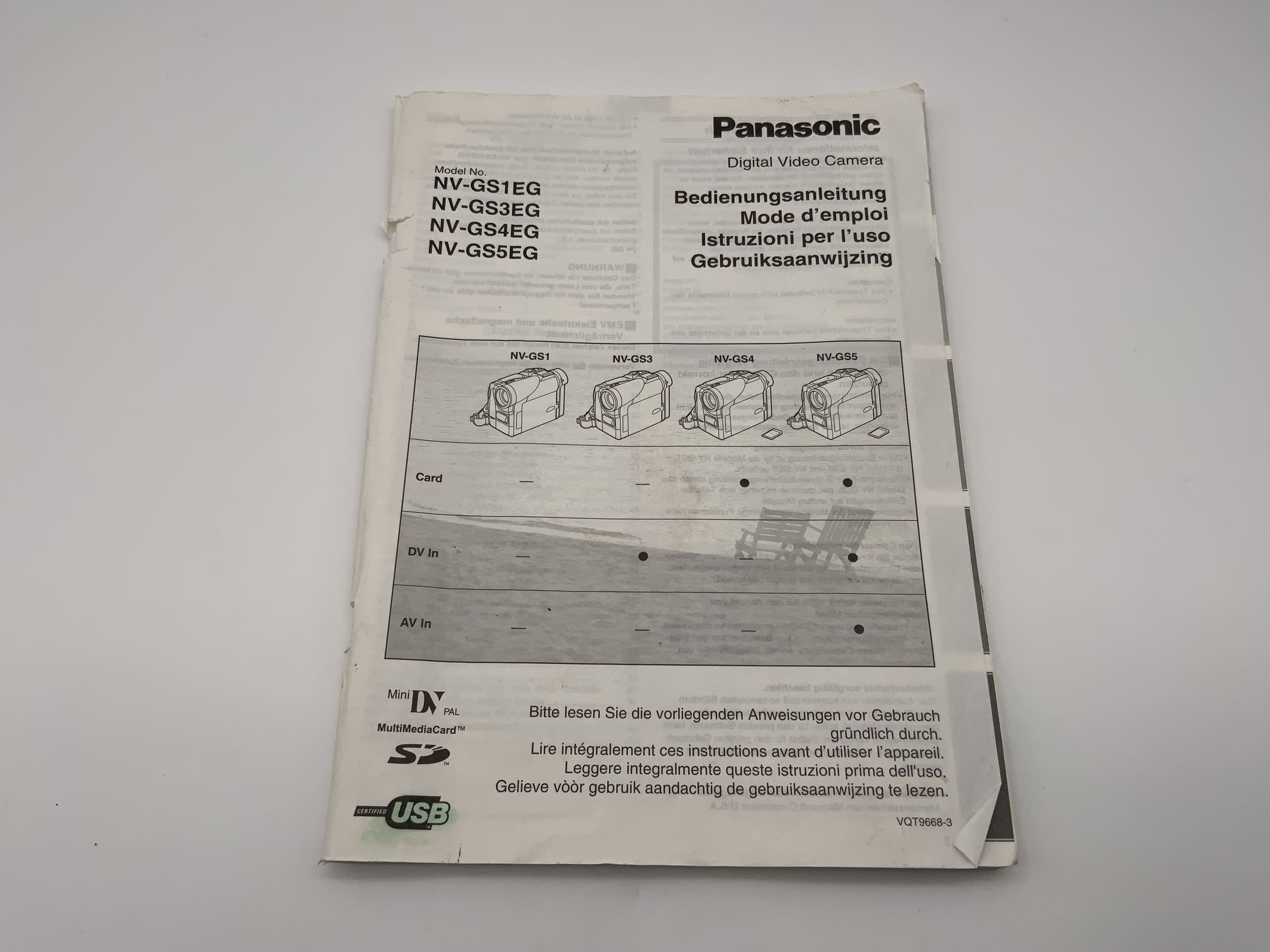 Panasonic NV-GS1EG / 3EG / 4EG / 5EG User Manual German