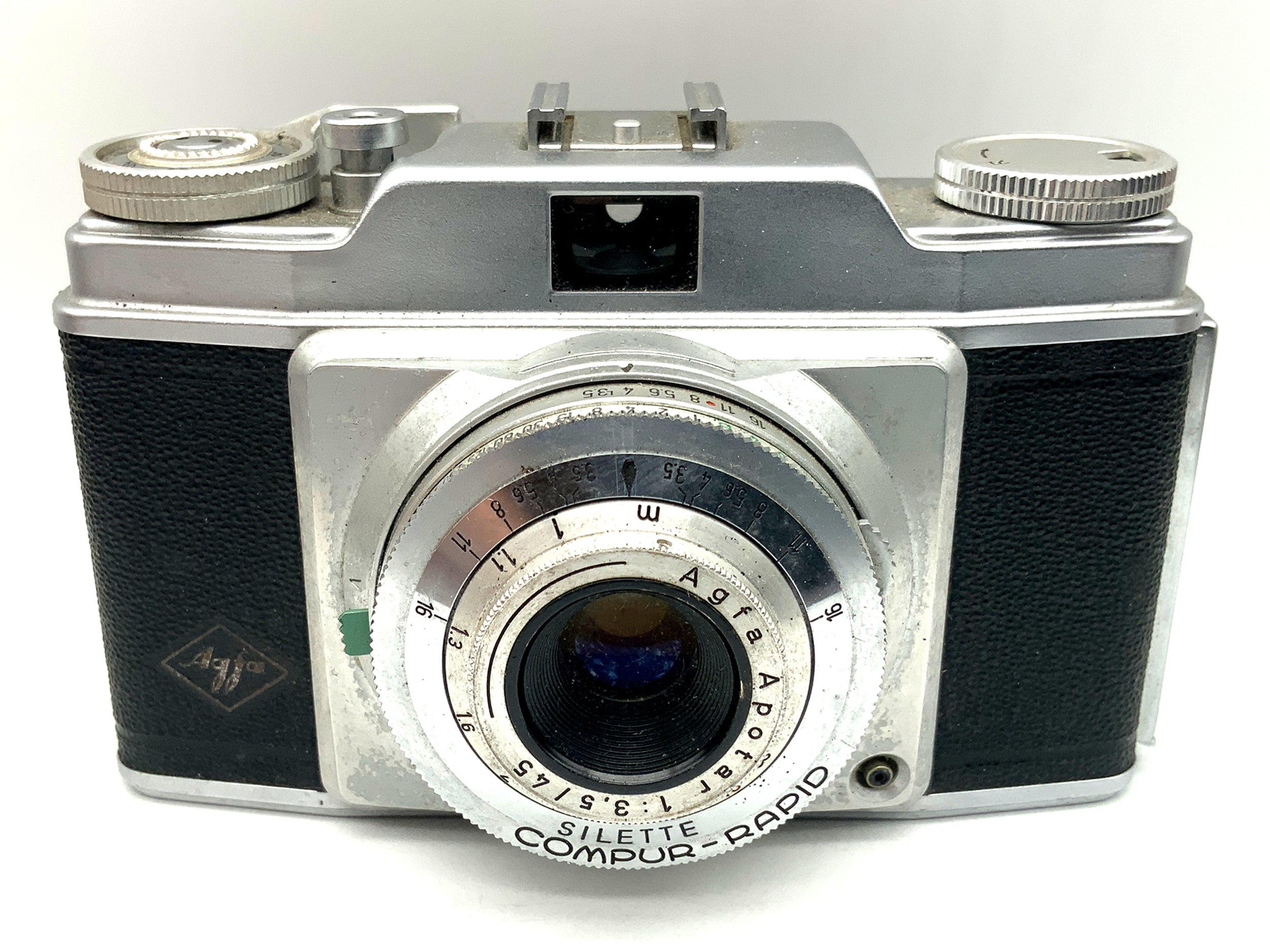 Agfa Silette viewfinder camera with Apotar 1:3.5/45 Compur-Rapid analog camera