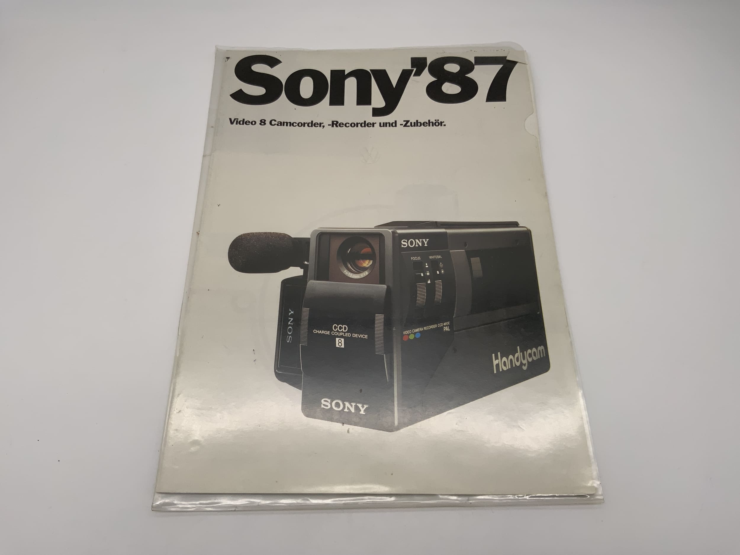 Sony 87 Video 8 Camcorder Recorder User Manual German