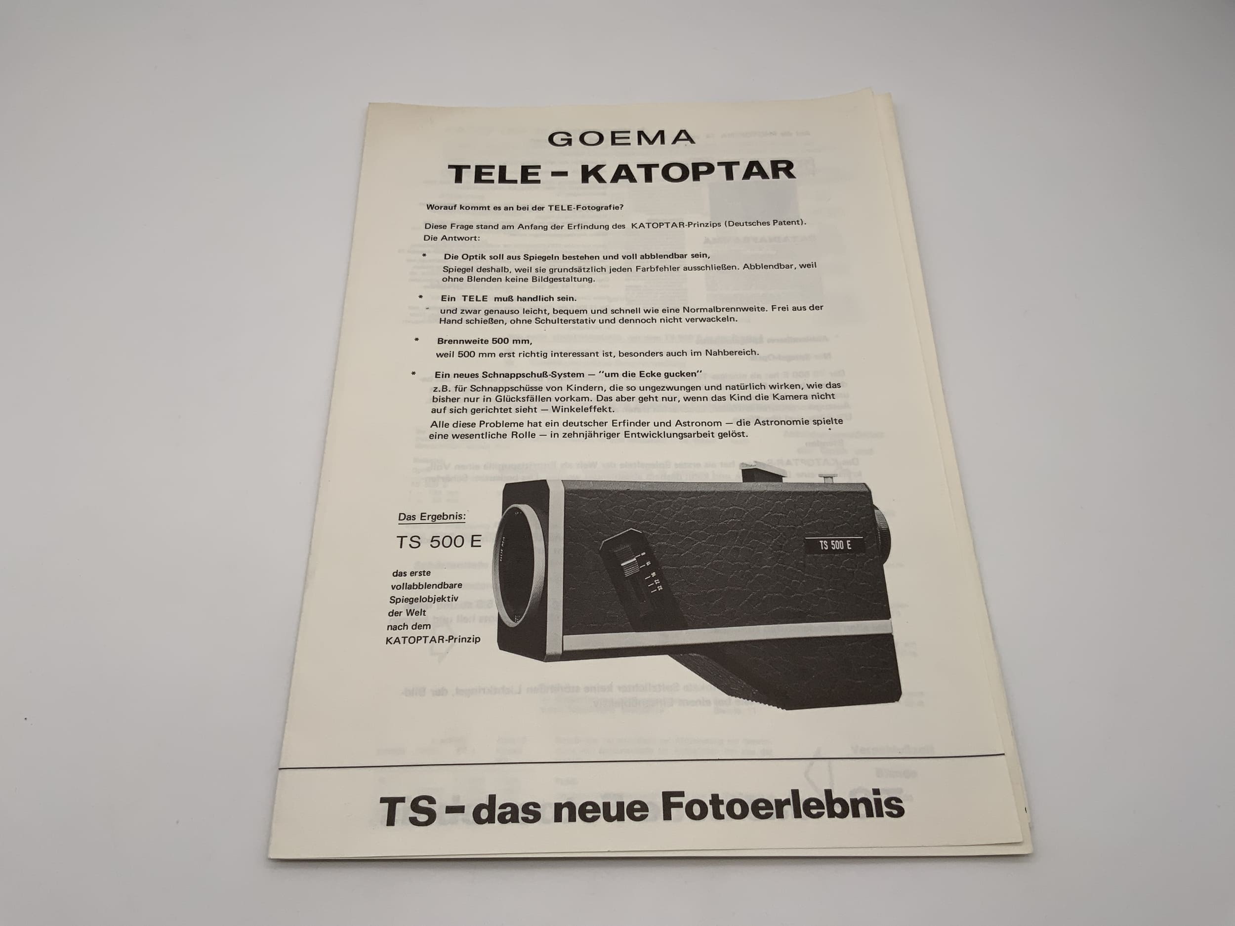 Goema Tele Katoptar User Manual German