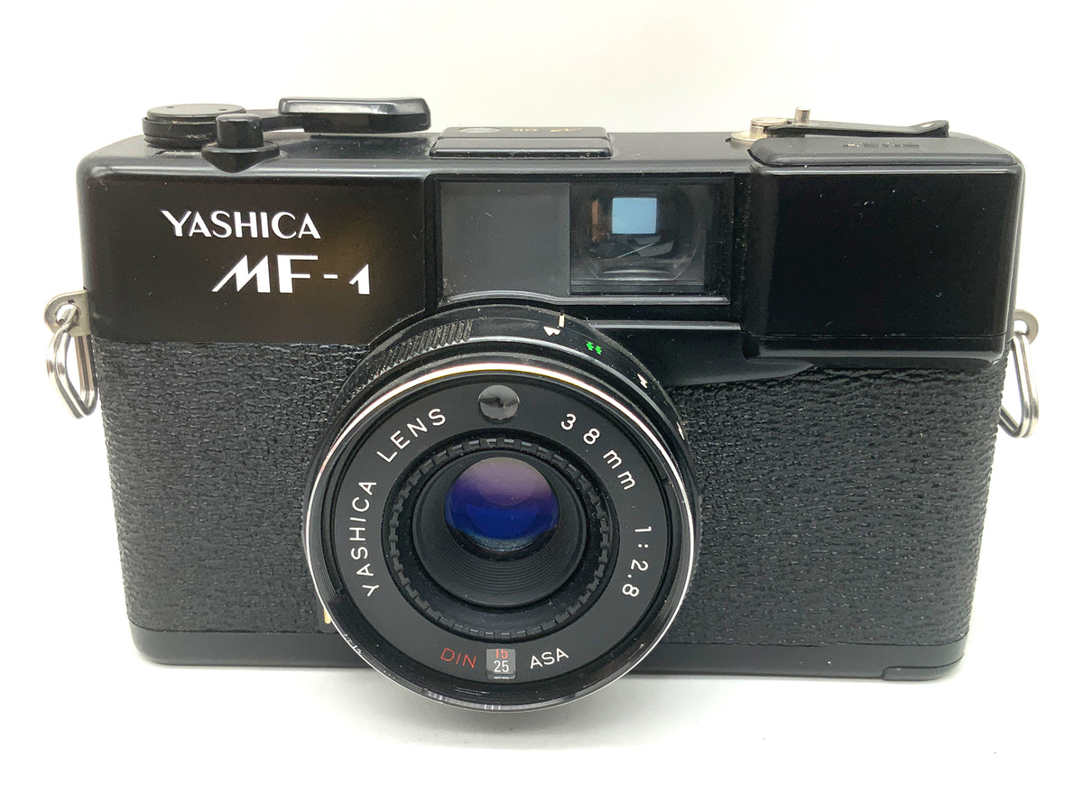 Yashica MF-1 Point&amp;Shoot with Yashica 38mm f/2.8 lens! Flash defective! Analog camera