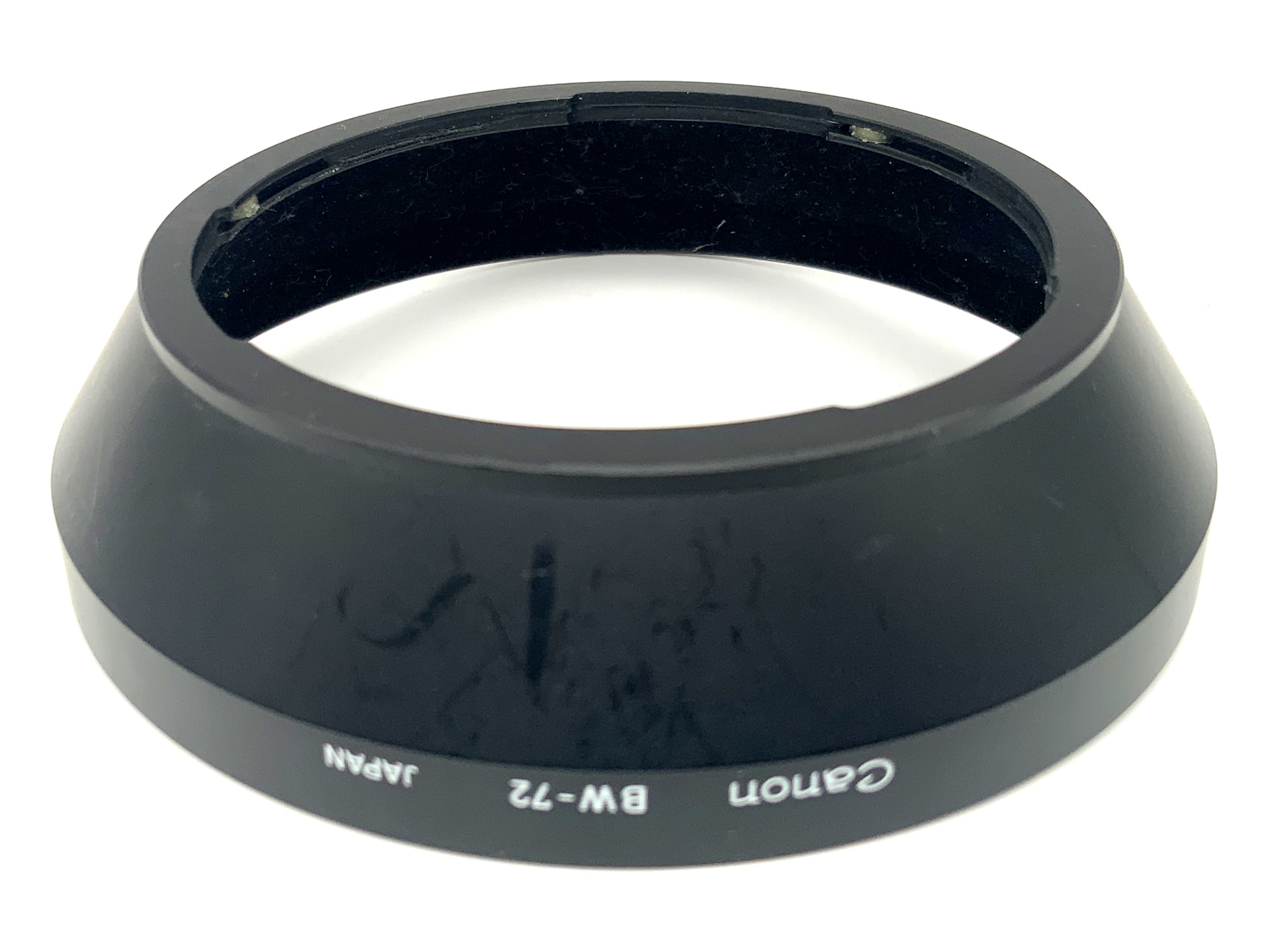 Canon BW-72 lens hood for FD 4/17 2.8/20 1.4/24L 3.5/20-35L