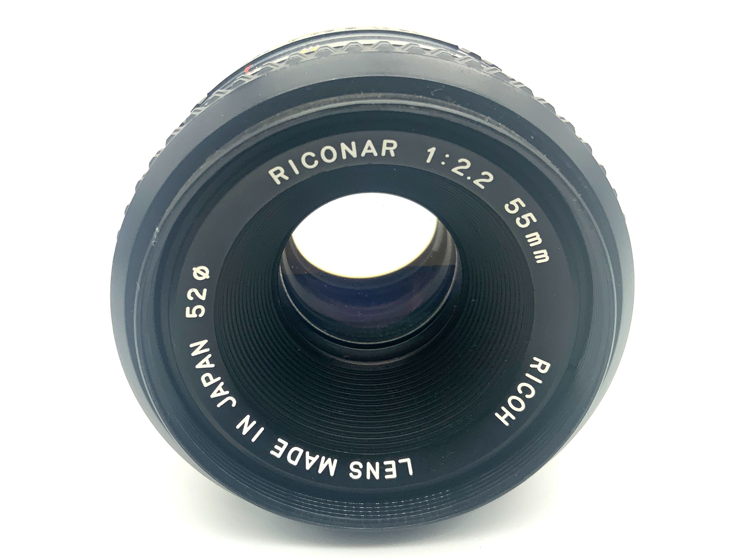 Ricoh Riconar 55mm 1:2.2 Objektiv Festbrennweite (Pentax K) Text lesen!
