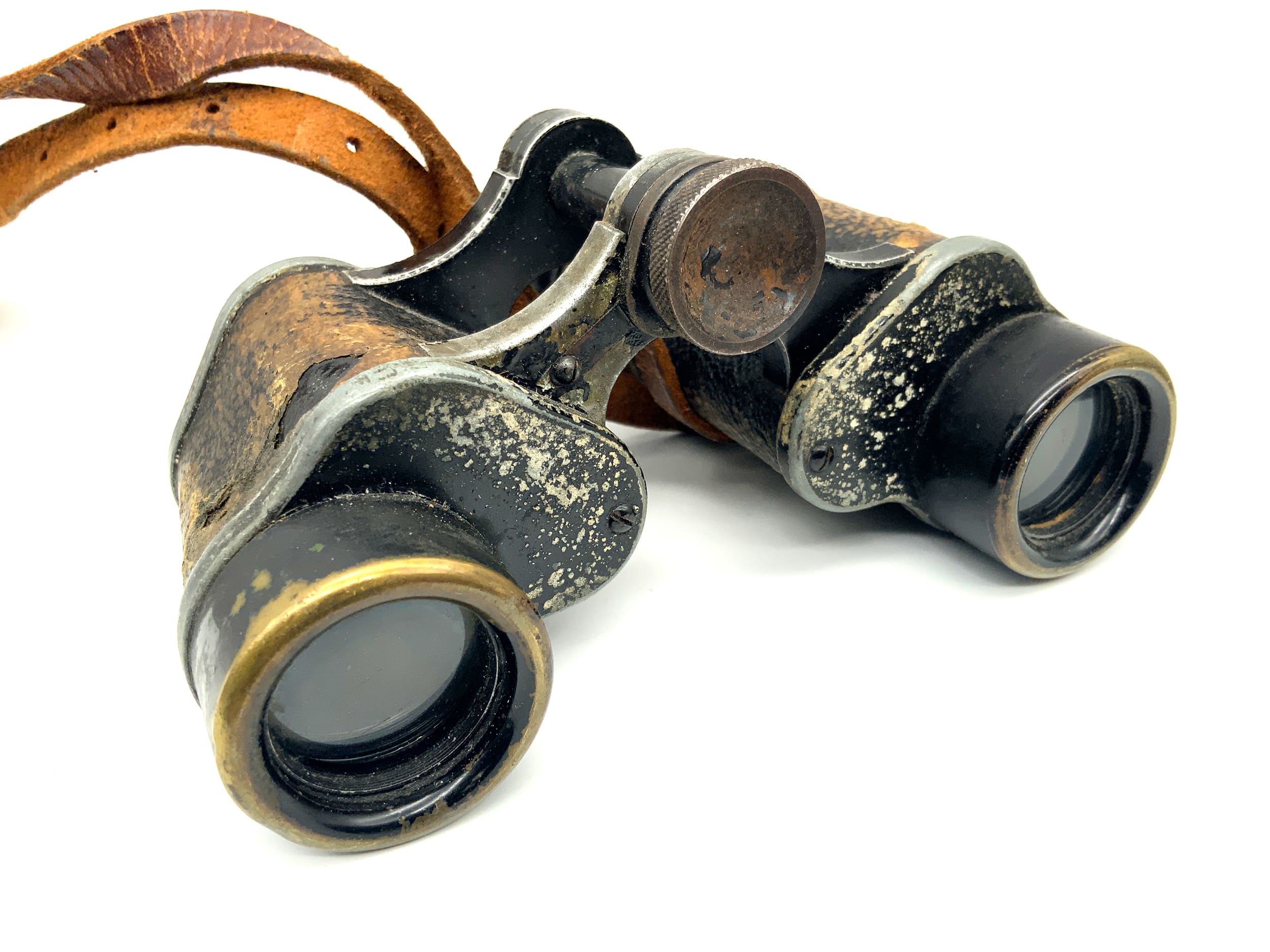 Carl Zeiss Jena D.F. 6x24 Fernglas Dienstglas 1.Weltkrieg Feldstecher !Nebel!