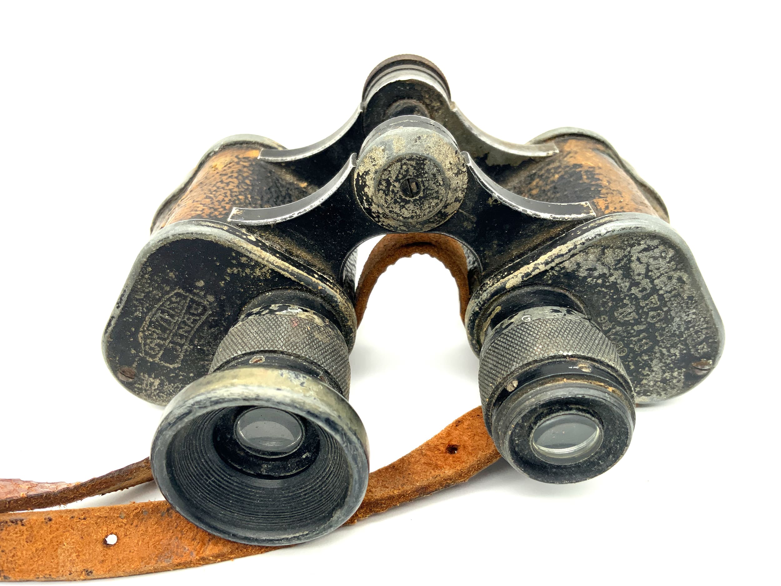 Carl Zeiss Jena D.F. 6x24 Fernglas Dienstglas 1.Weltkrieg Feldstecher !Nebel!