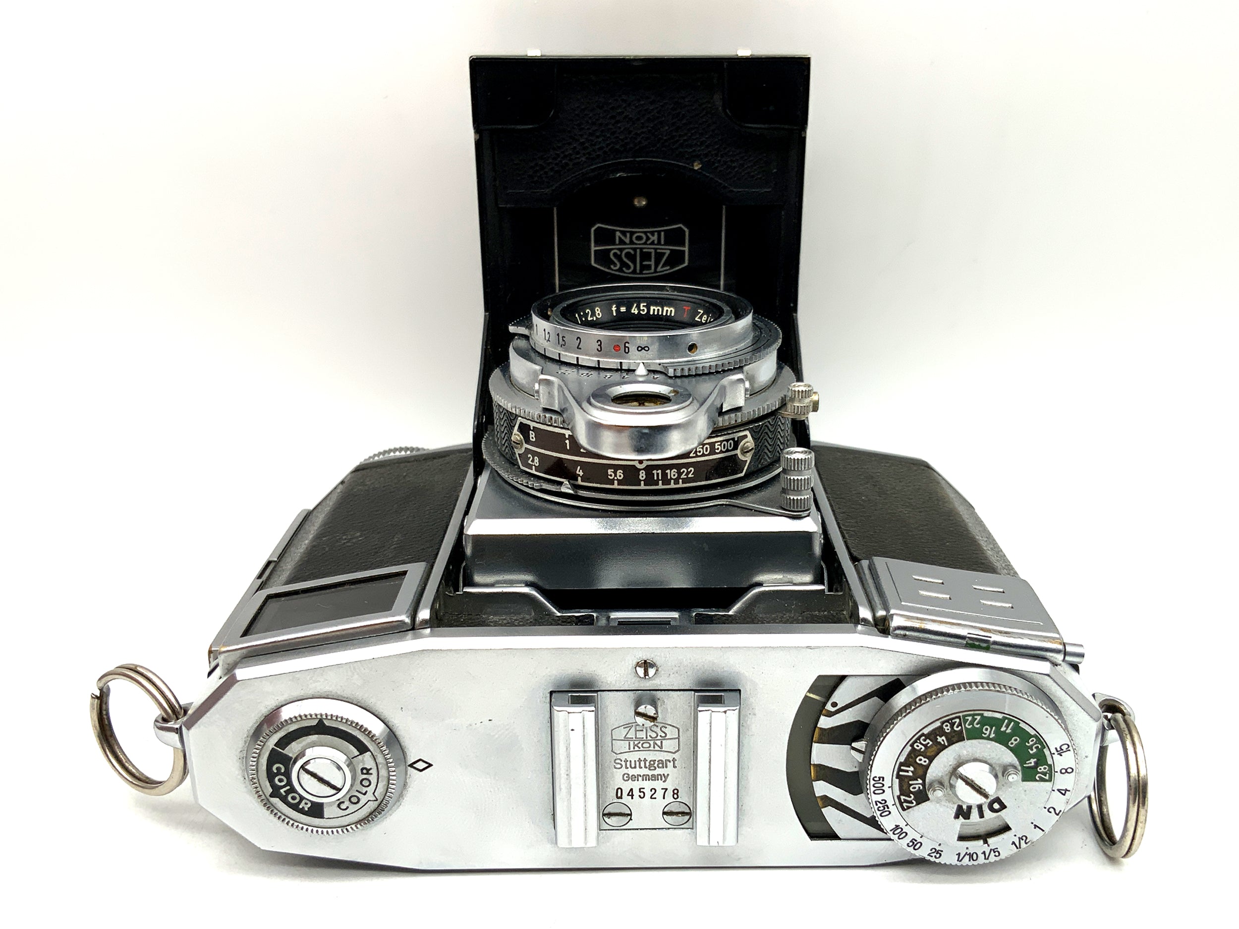 Zeiss Ikon Contessa folding camera with Tessar 2.8/45 red T analog camera