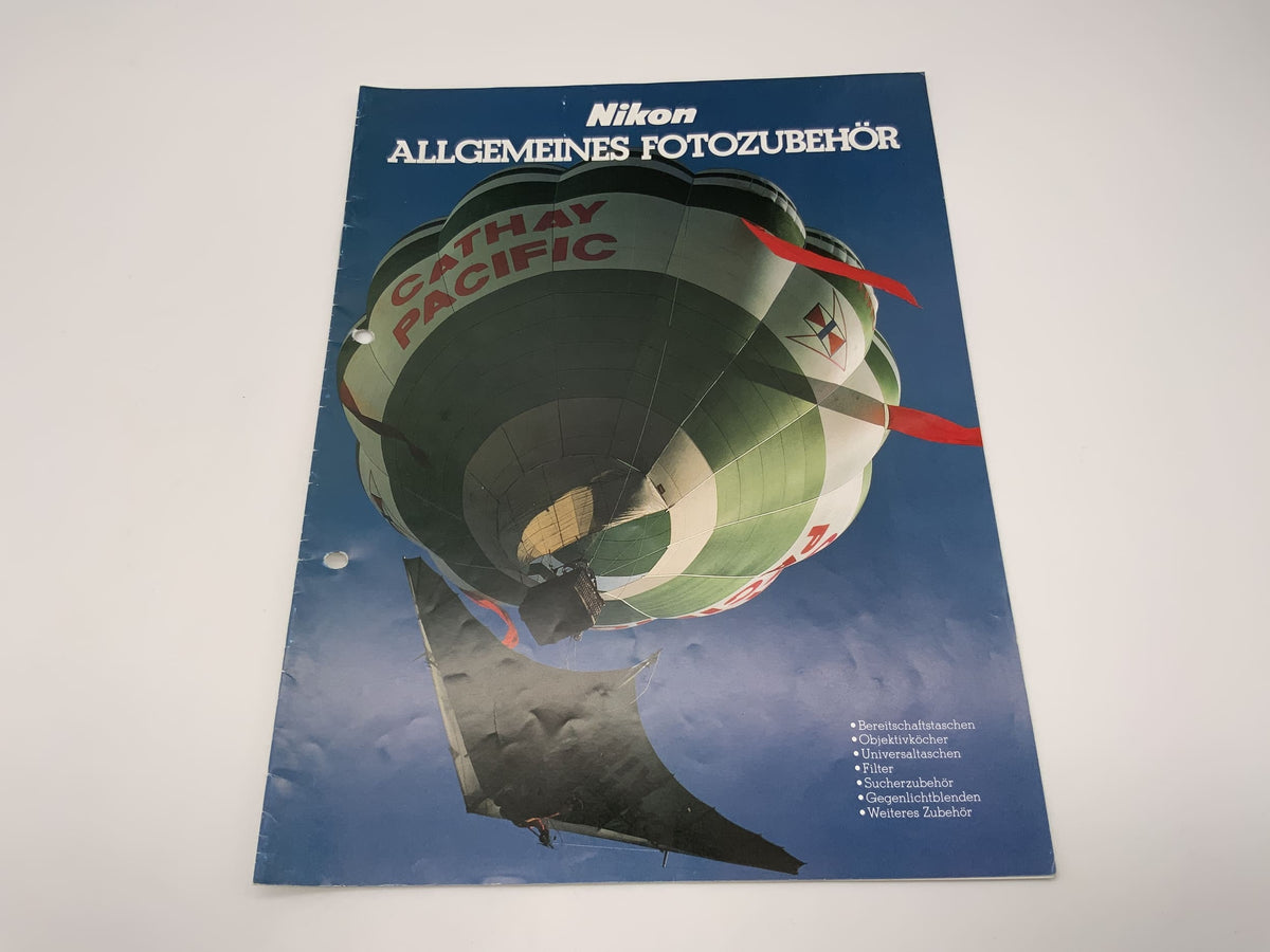 Nikon General Photo Accessories Product Information Brochure German Magazine