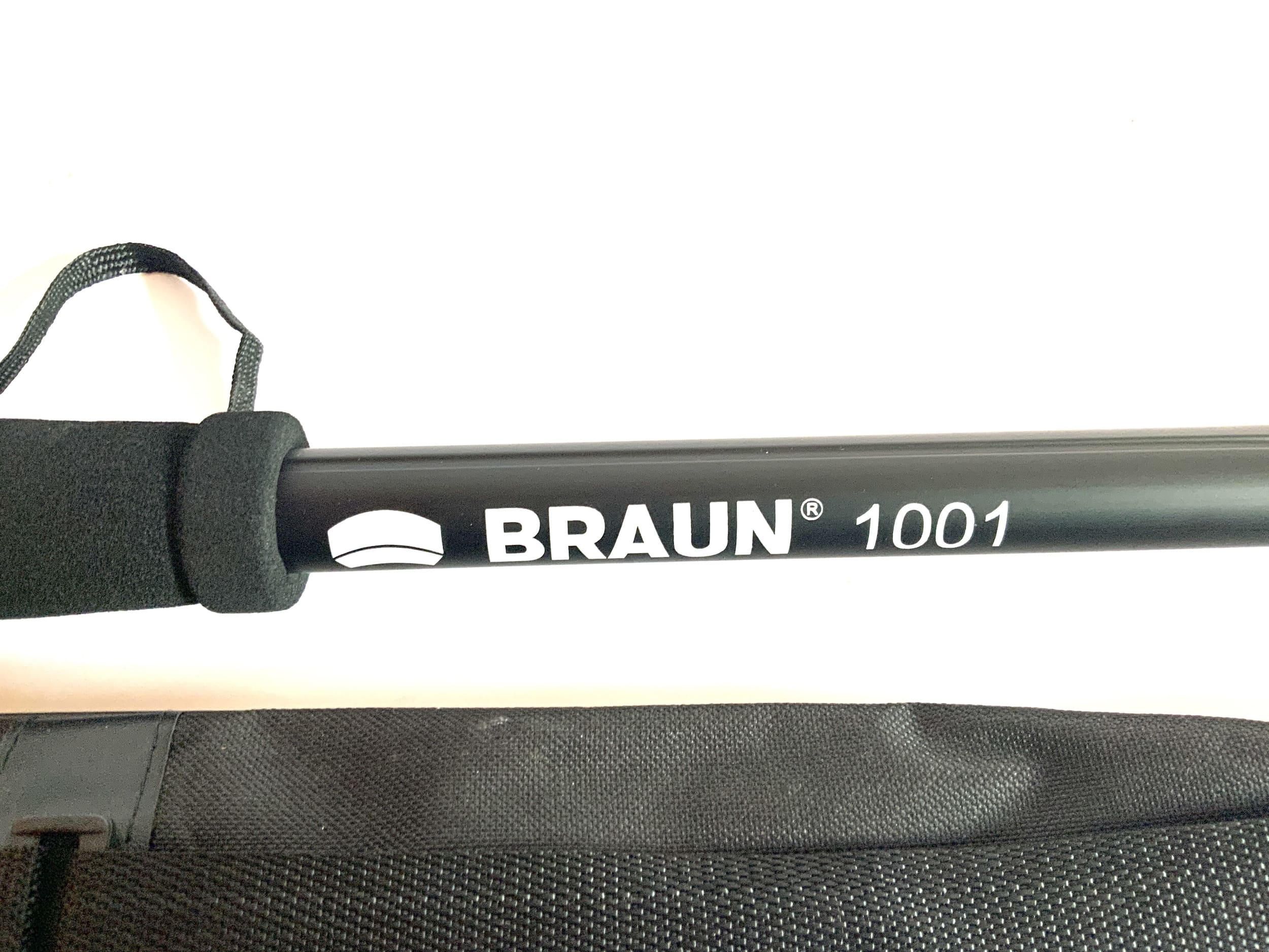 Braun 1001 Monopod black with bag monopod camera tripod