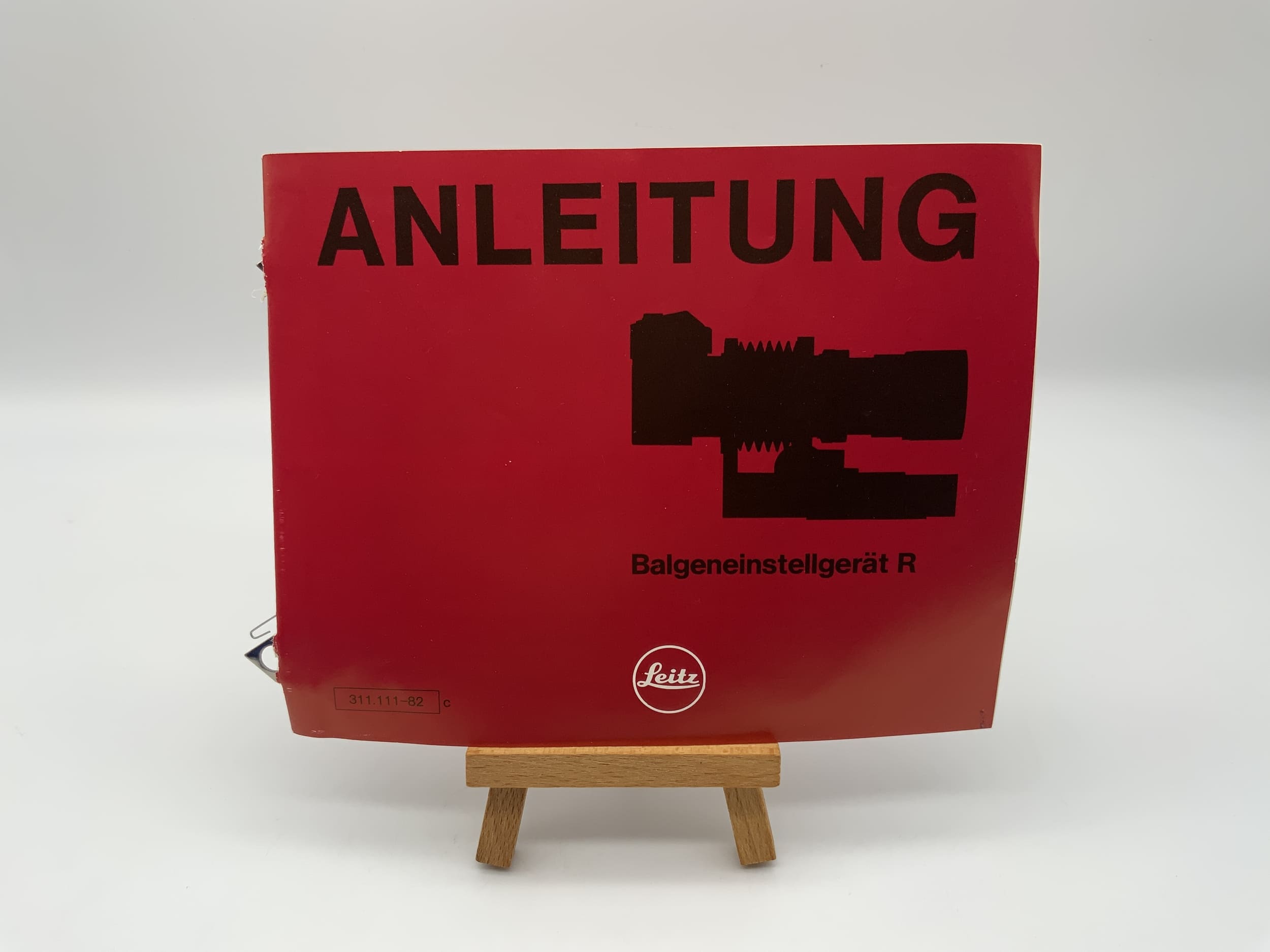 Leitz Bellows Adjustment Device R Operating Instructions German