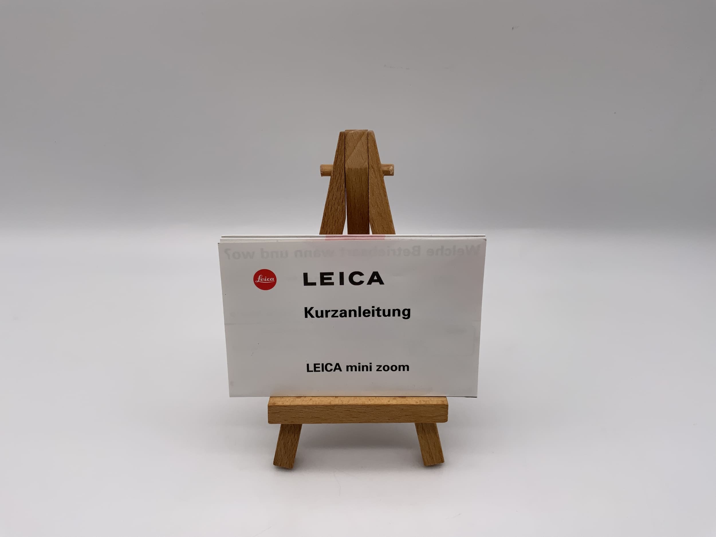 Leica mini zoom Quick Start Guide User Manual German
