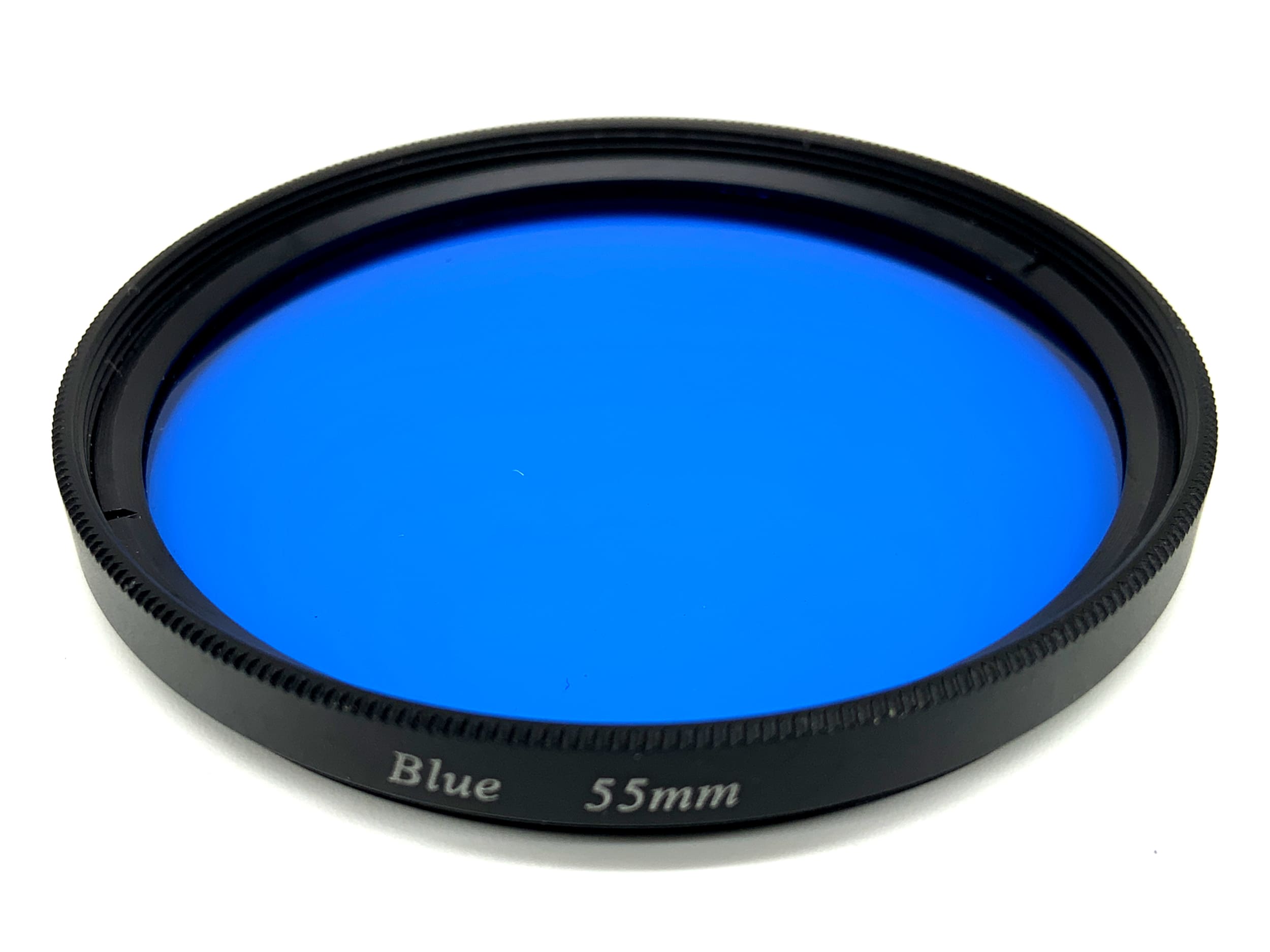 Farbfilter blau/blue Filter 55mm Kreisförmig Filtergewinde