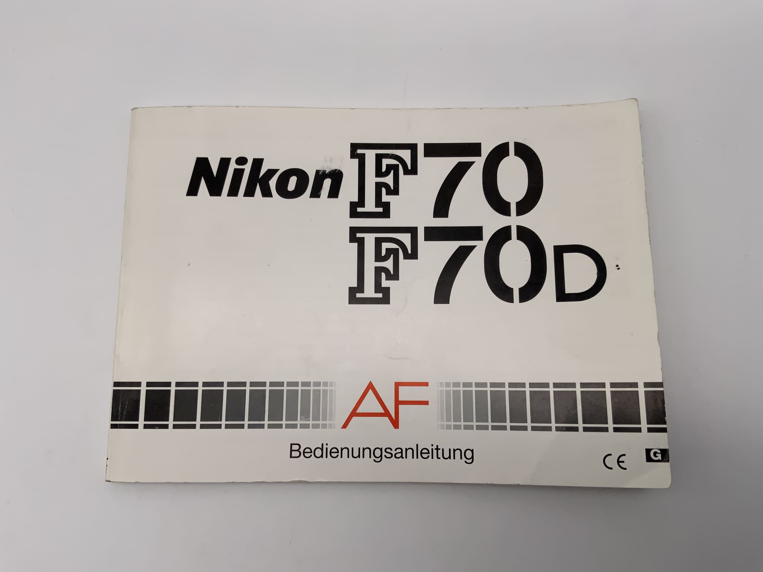 Nikon F70 F70D AF User Manual German