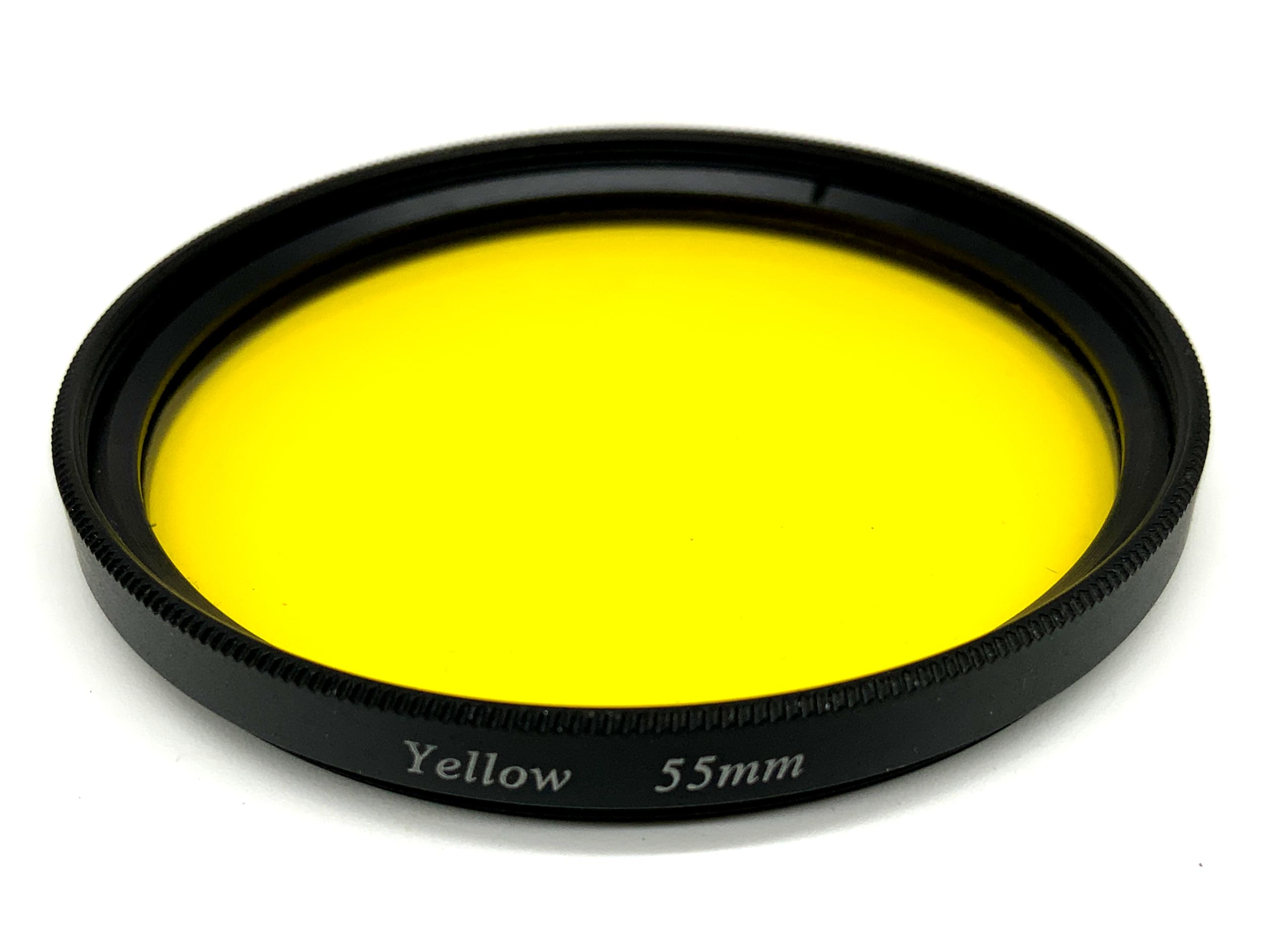 Farbfilter gelb/yellow Filter 55mm Kreisförmig Filtergewinde