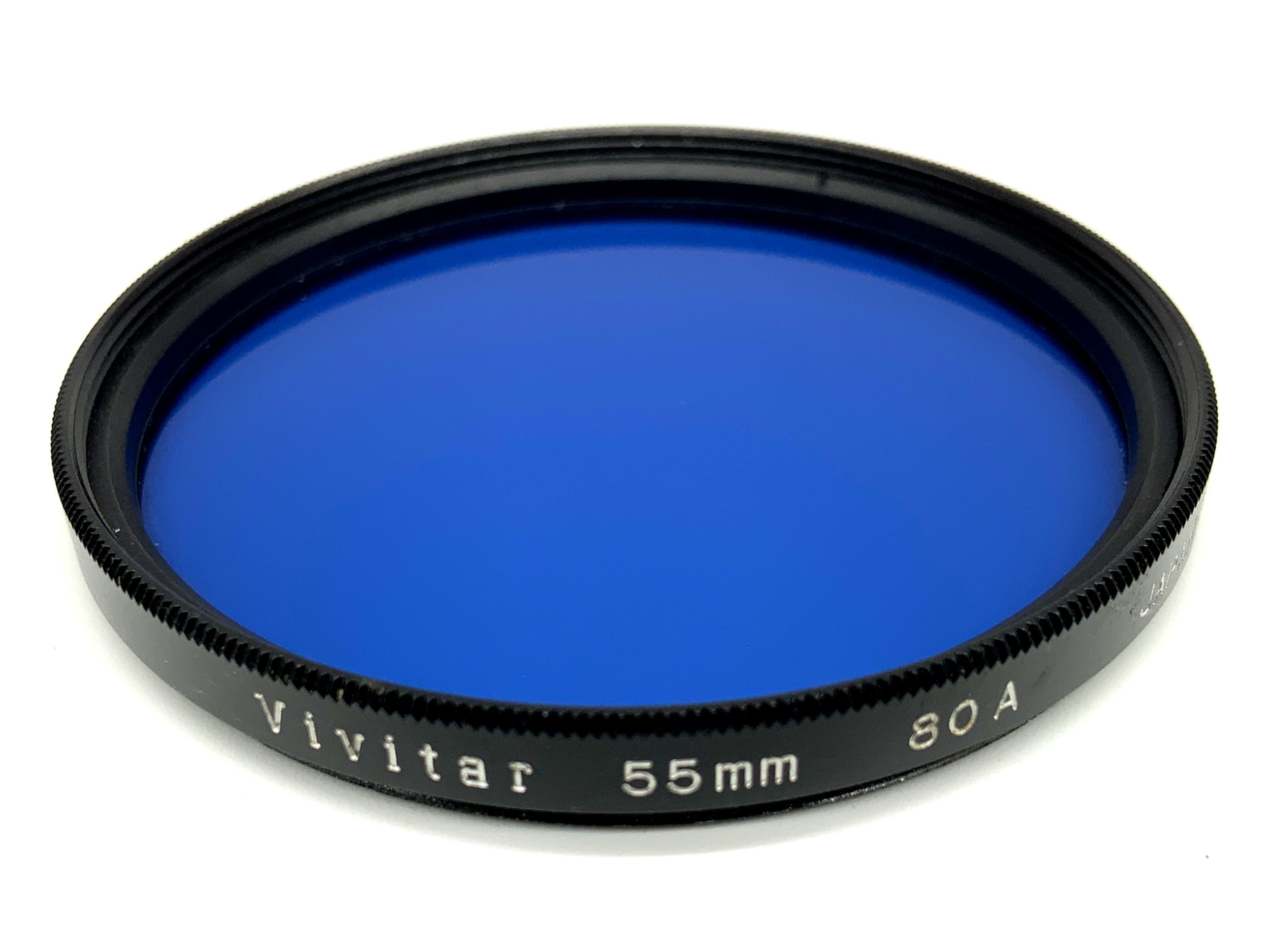 Vivitar Farbfilter blau/blue 80A Filter 55mm Kreisförmig Filtergewinde