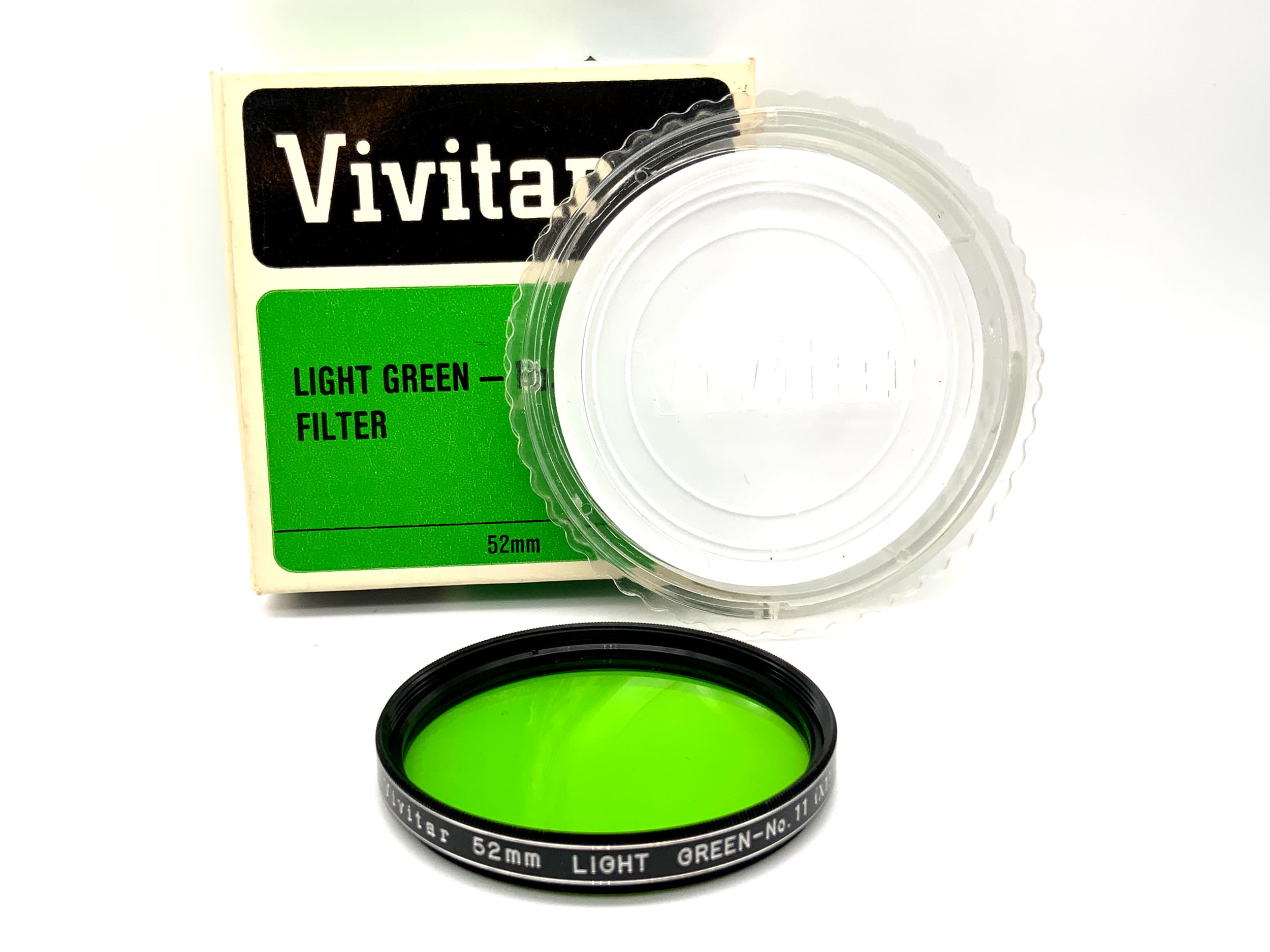 Vivitar Farbfilter light green-No.11 (X1) in OVP Filter 52mm Kreisförmig