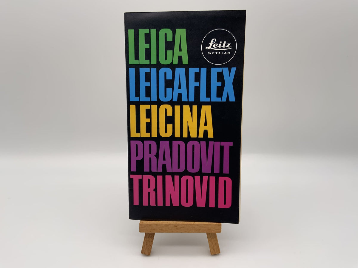 Leitz Leica Leicaflex Leicina Pradovit Trinovid brochure (German)