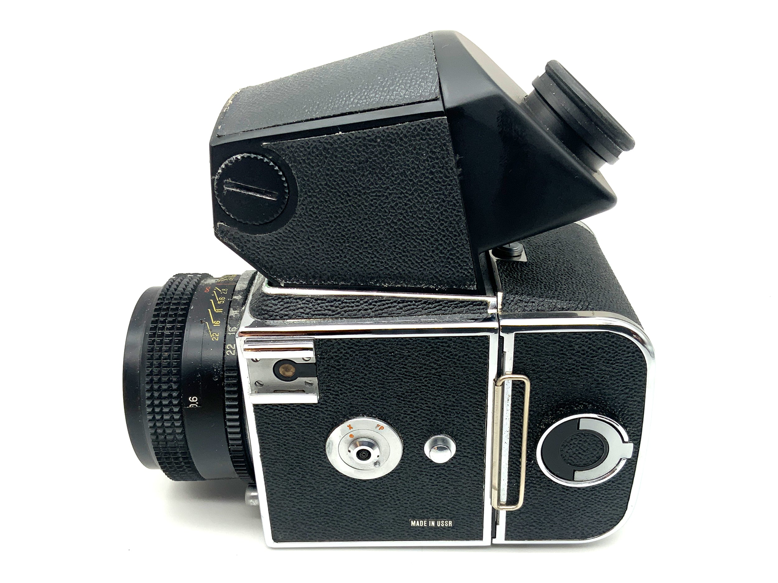 Arsenal Kiev 88 medium format camera with Volna-3 2.8/80 MC with TTL prism