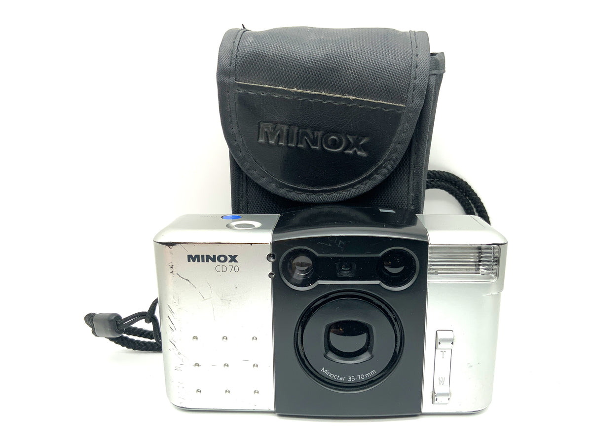 Minox CD70 Point&amp;Shoot with Minoctar 35-70mm lens and case (analog camera)