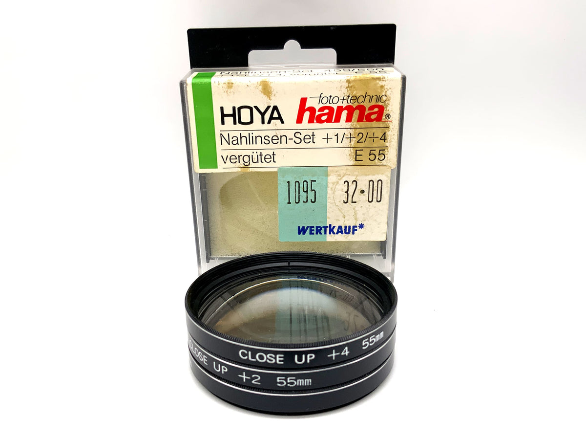 Hoya Nahlinse Nahlinsen-Set +1/+2/+4 Filter 55mm Kreisförmig Filtergewinde