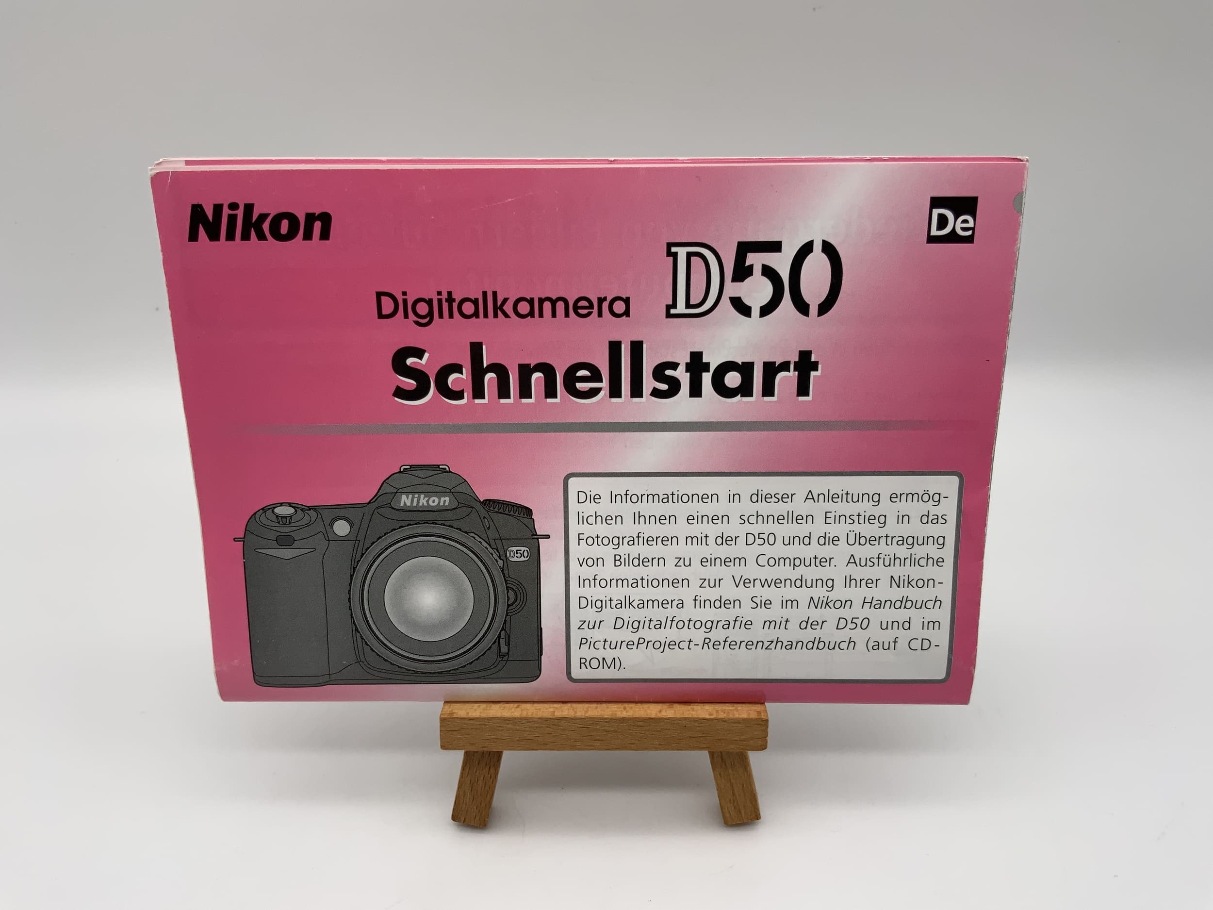 Nikon D50 Digital Camera Manual User Manual German Instructions for Use