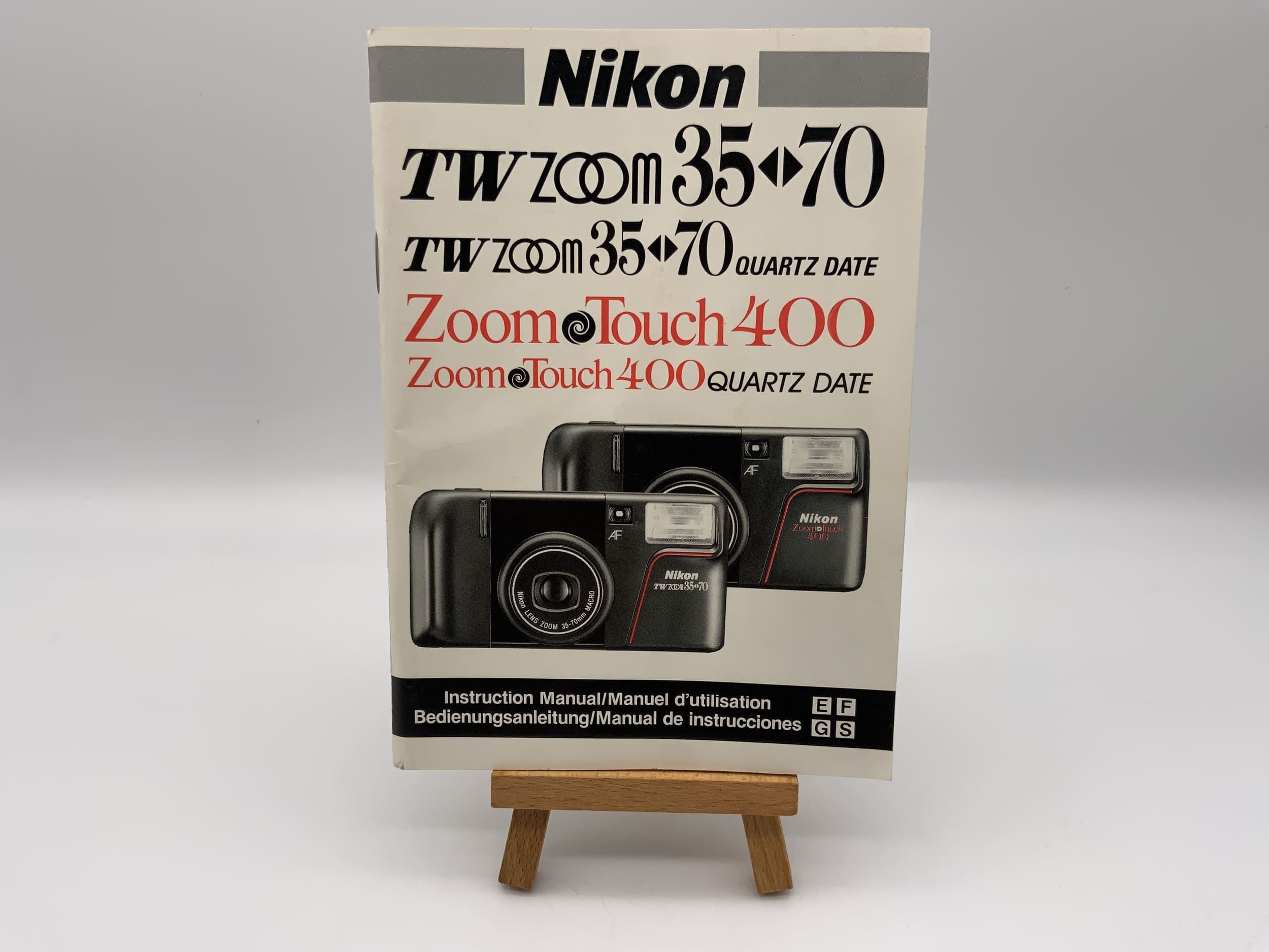 Nikon TW Zoom 35-70 ZoomTouch 400 User Manual German Instructions for Use