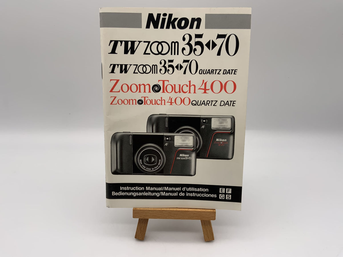 Nikon TW Zoom 35-70 ZoomTouch 400 User Manual German Instructions for Use