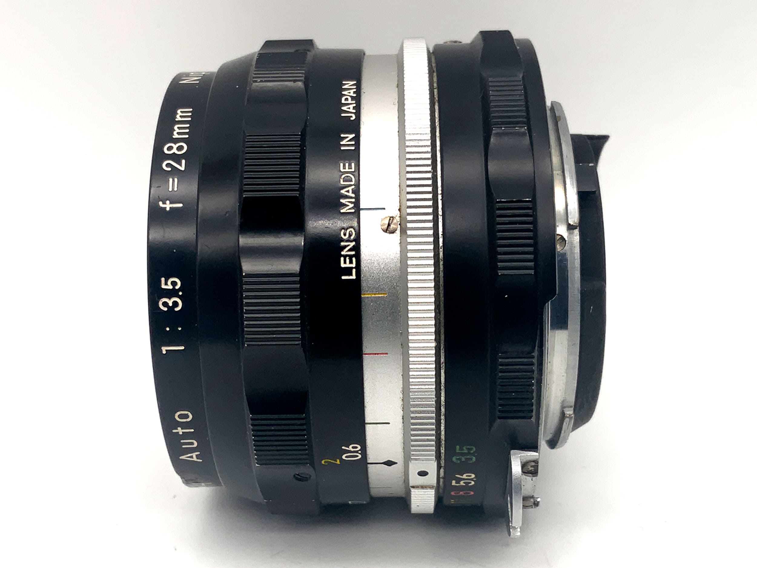 Nippon Kogaku 28mm 1:3.5 Lens Ai Nikkor-H Auto Fixed Focal Length (Nikon F)