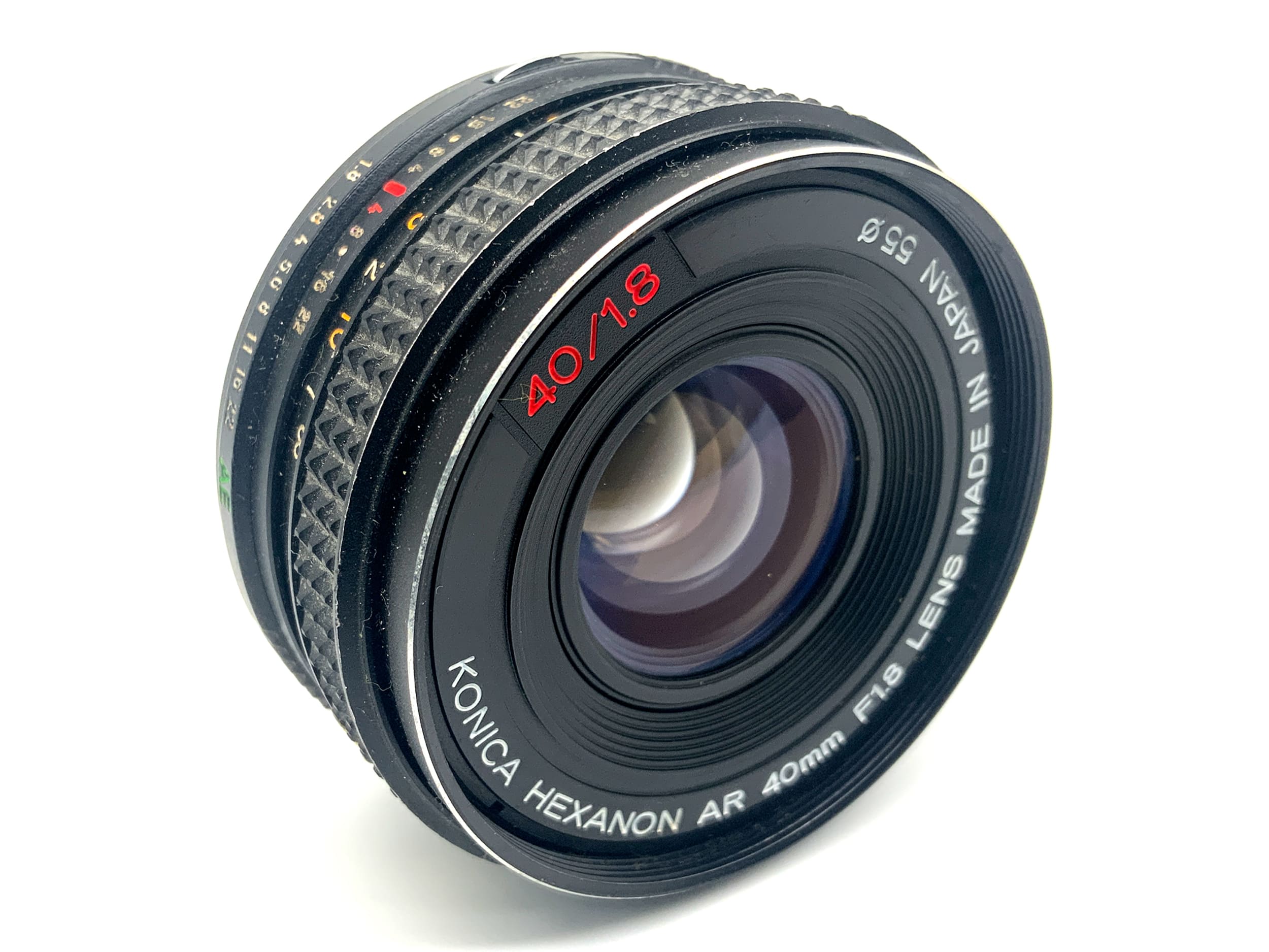 Konica Hexanon AR 40mm 1:1.8 Objektiv Festbrennweite (Konica AR) Pilz!