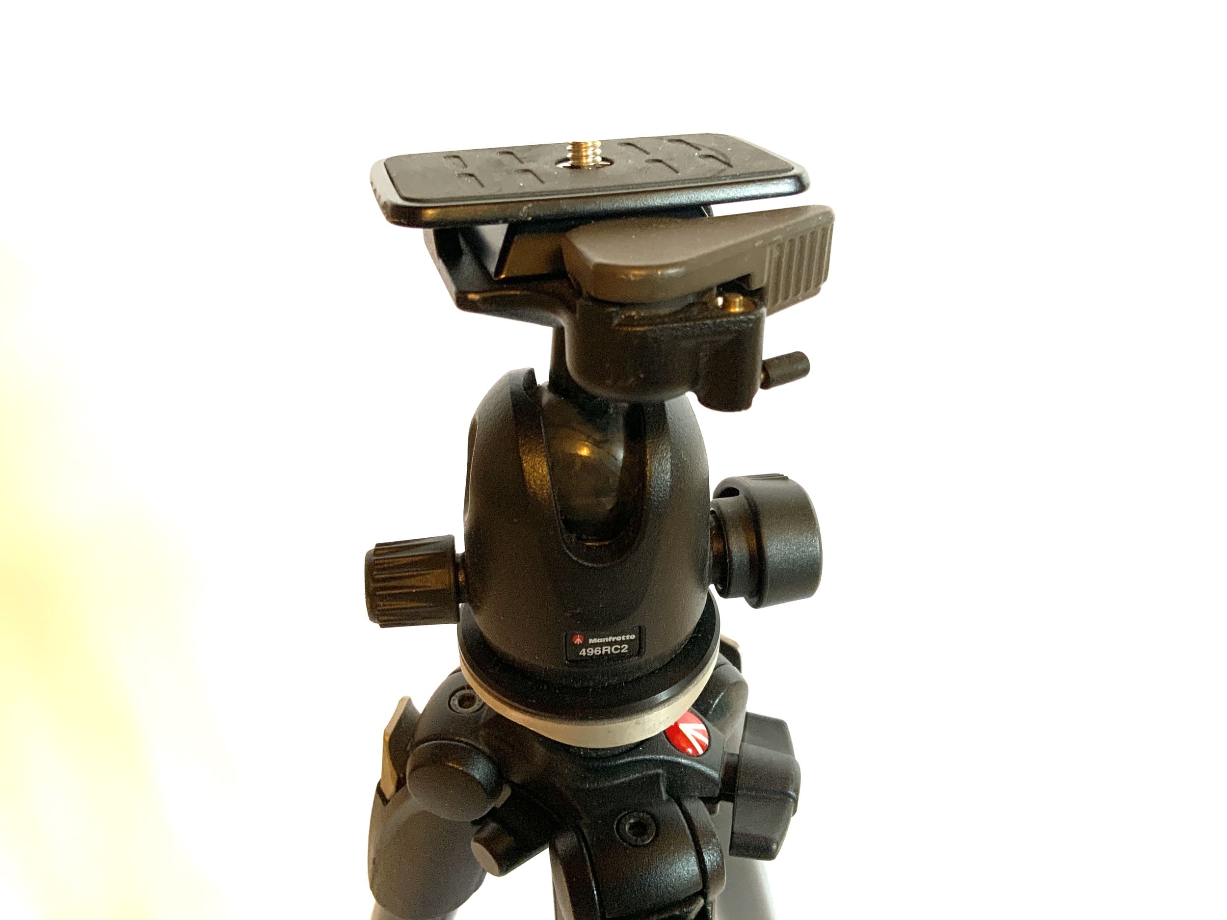 Manfrotto 190xDB Tripod, Black, with 496RC2 Tripod Head, Photo Tripod, Camera Tripod