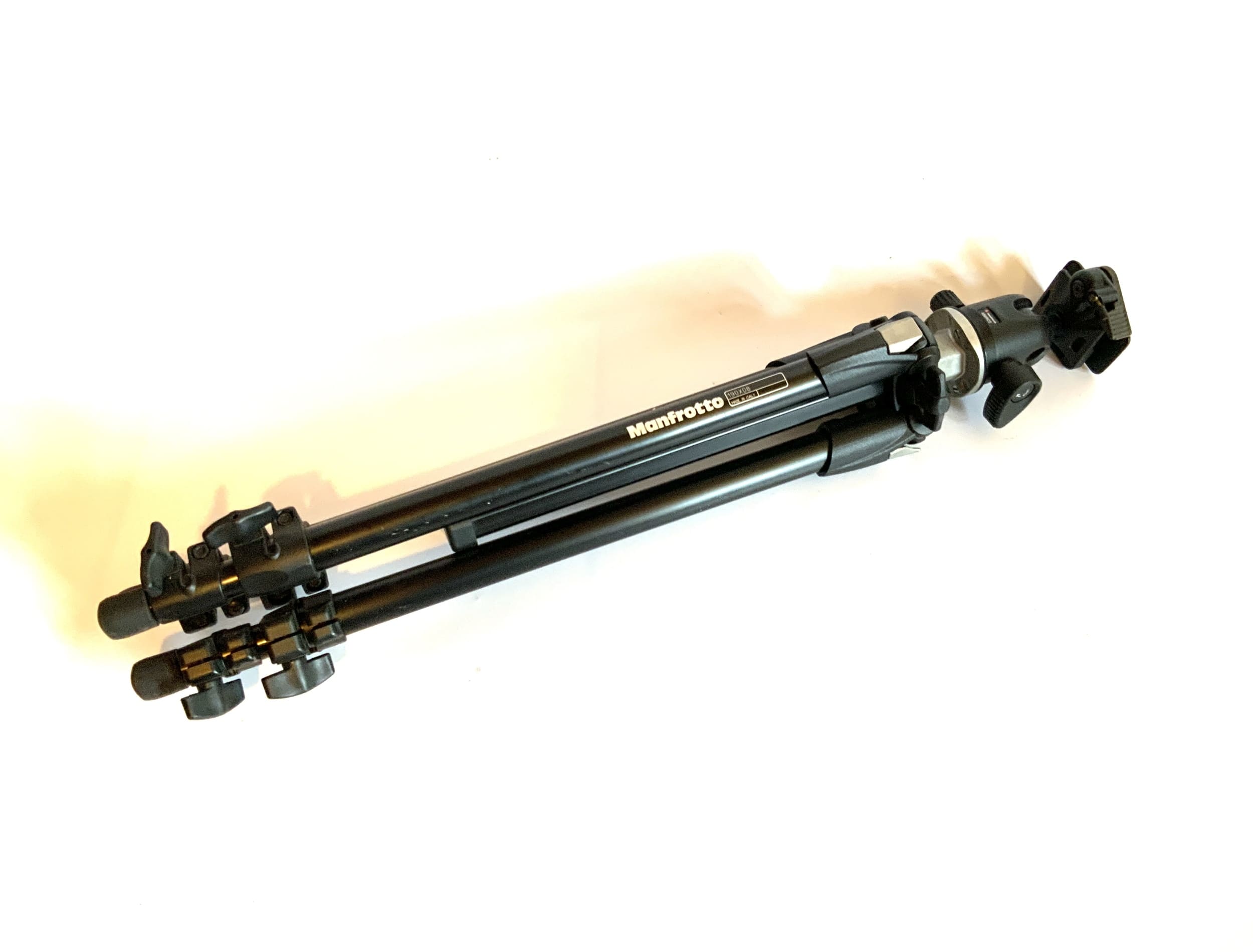 Manfrotto 190xDB Tripod, Black, with 496RC2 Tripod Head, Photo Tripod, Camera Tripod