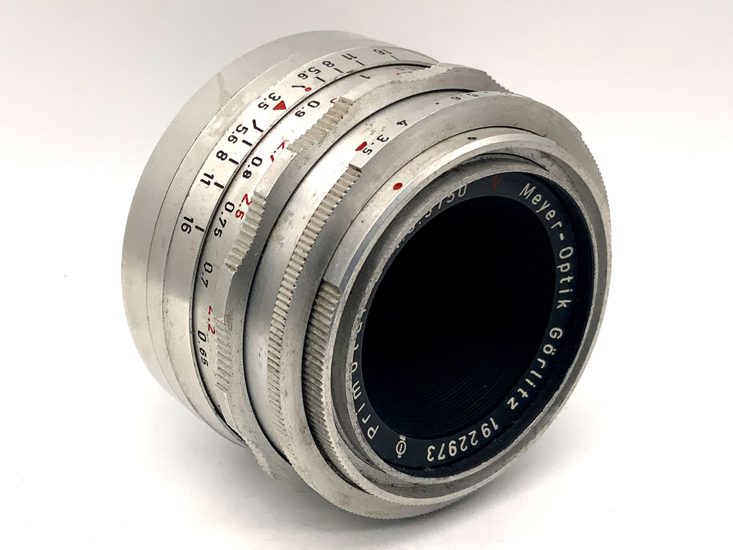 Meyer Optik Görlitz Primotar E red V Q1 50mm 1:3.5 prime lens (M42)