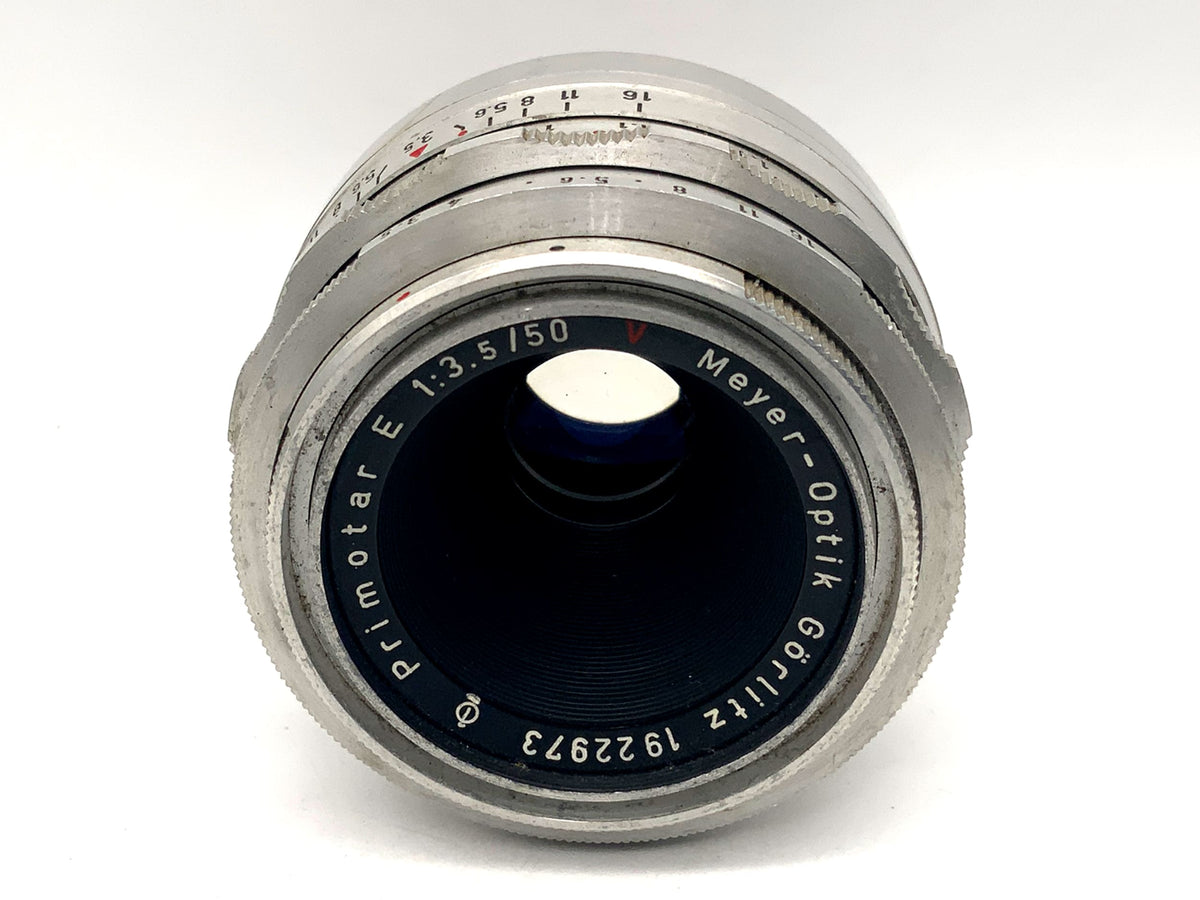 Meyer Optik Görlitz Primotar E red V Q1 50mm 1:3.5 prime lens (M42)