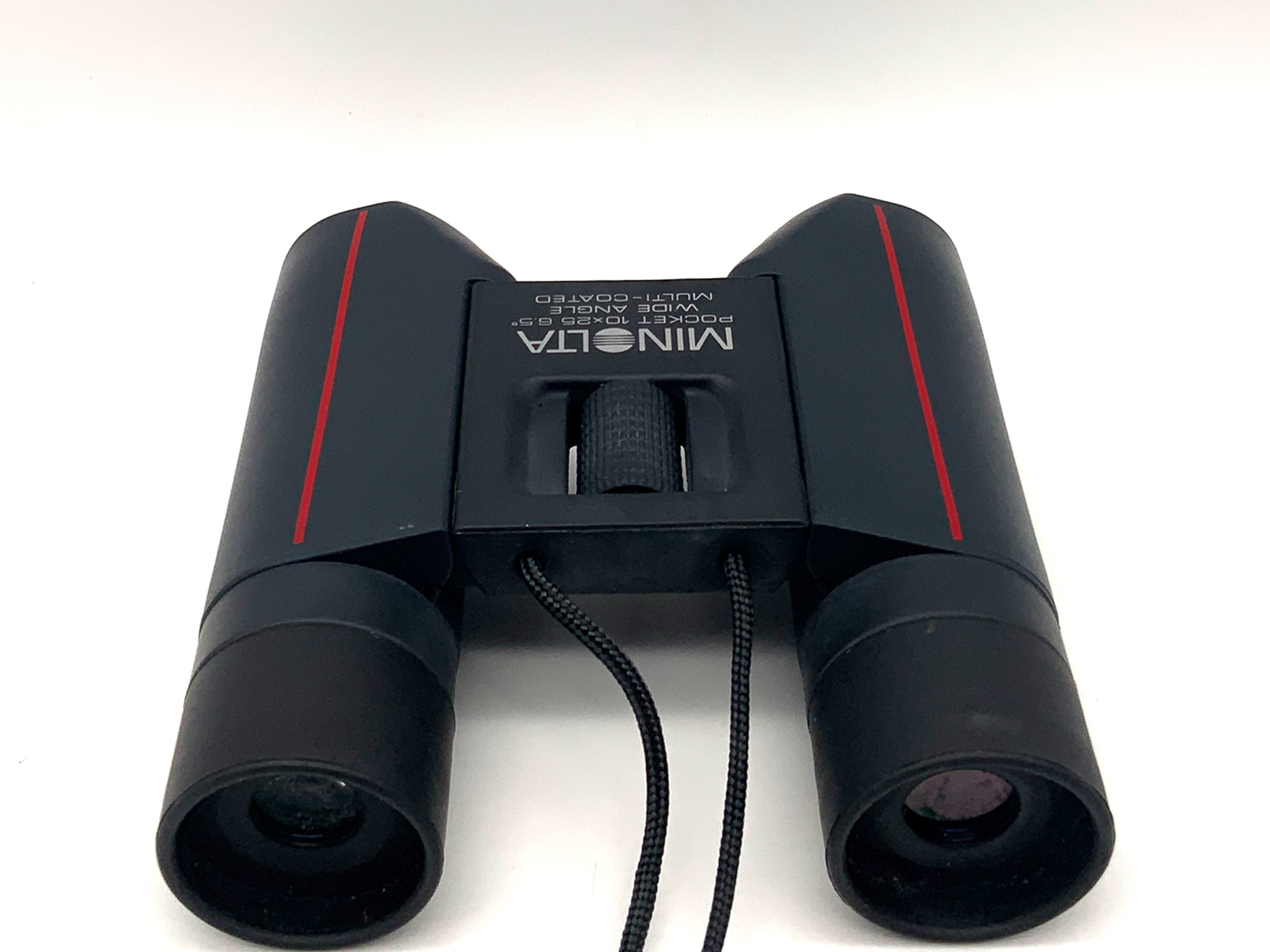 Minolta Pocket 10x25 Binoculars 6.5° Wide Angle Multi-Coated Binocular Prism Glass