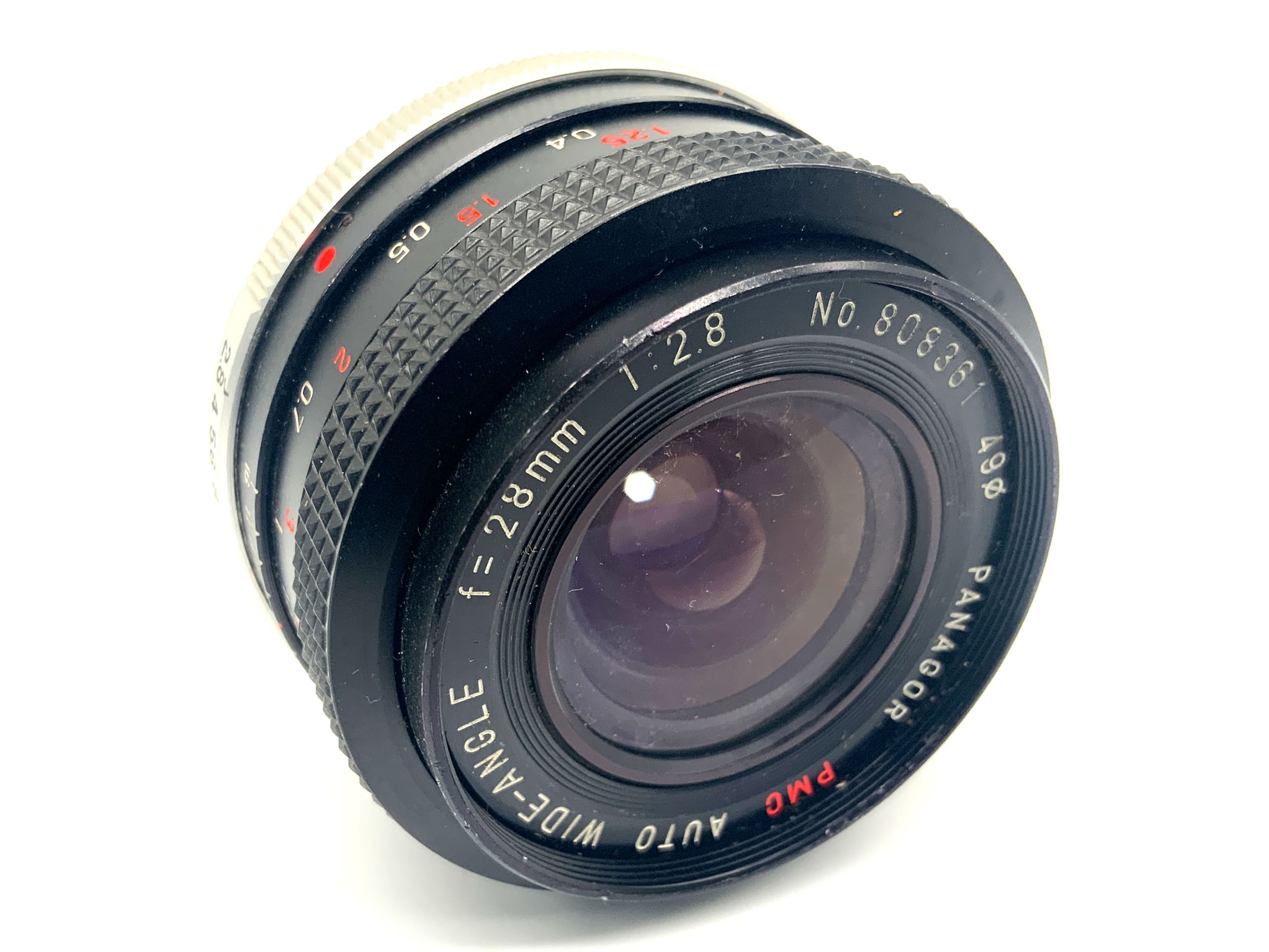 Panagor PMC Auto Wide Angle 28mm 1:2.8 Festbrennweite (Minolta MD) Pilz!