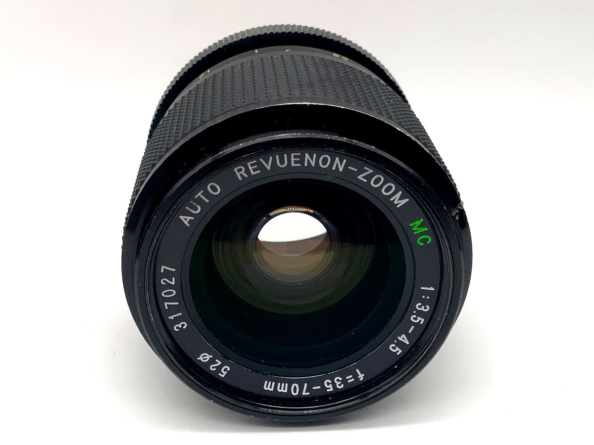Revue 35-70mm 1:3.5-4.5 Lens Auto Revuenon-Zoom MC Zoom lens (Minolta MD)