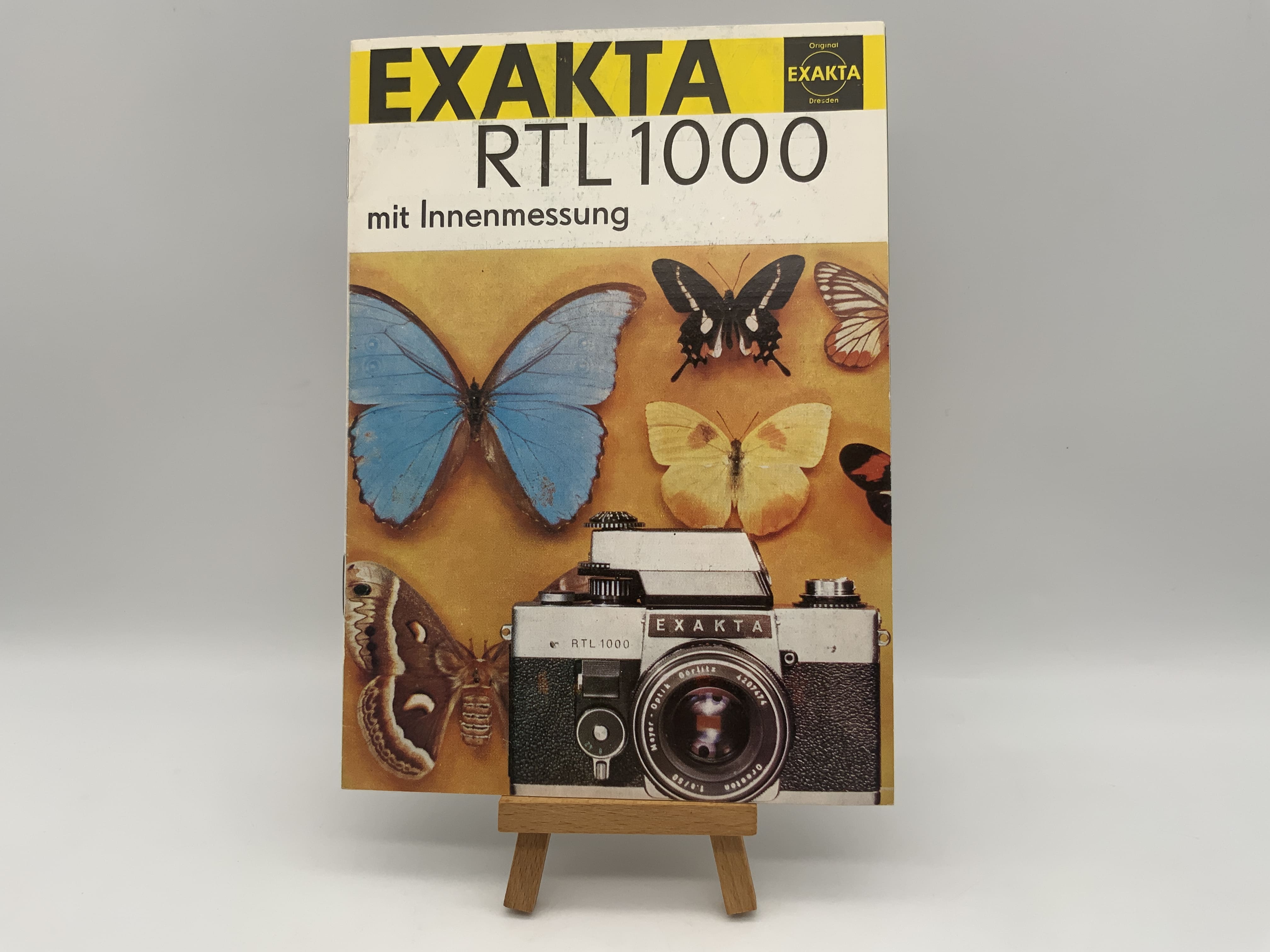Exakta RTL 1000 with internal measurement brochure (German)
