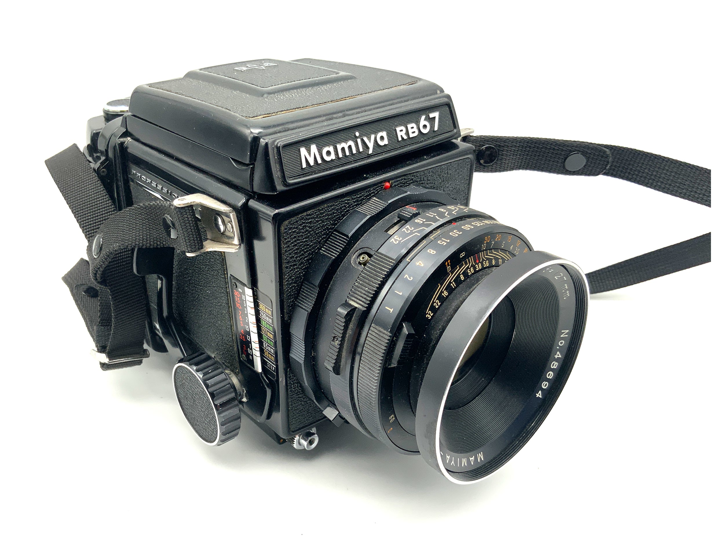Mamiya RB67 Professional medium format camera with Mamiya-Sekor 1:3.8 f=127mm lens