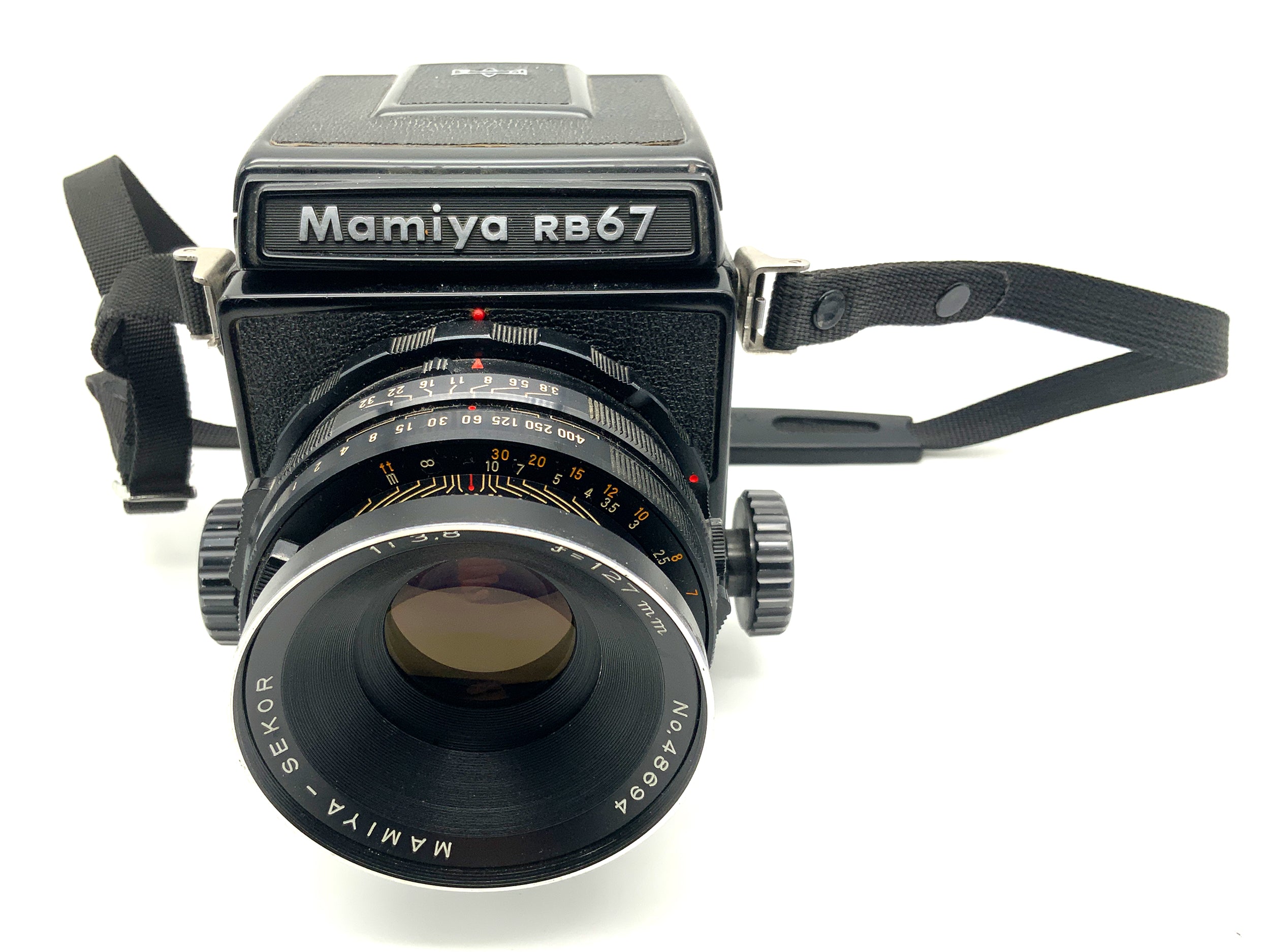 Mamiya RB67 Professional medium format camera with Mamiya-Sekor 1:3.8 f=127mm lens