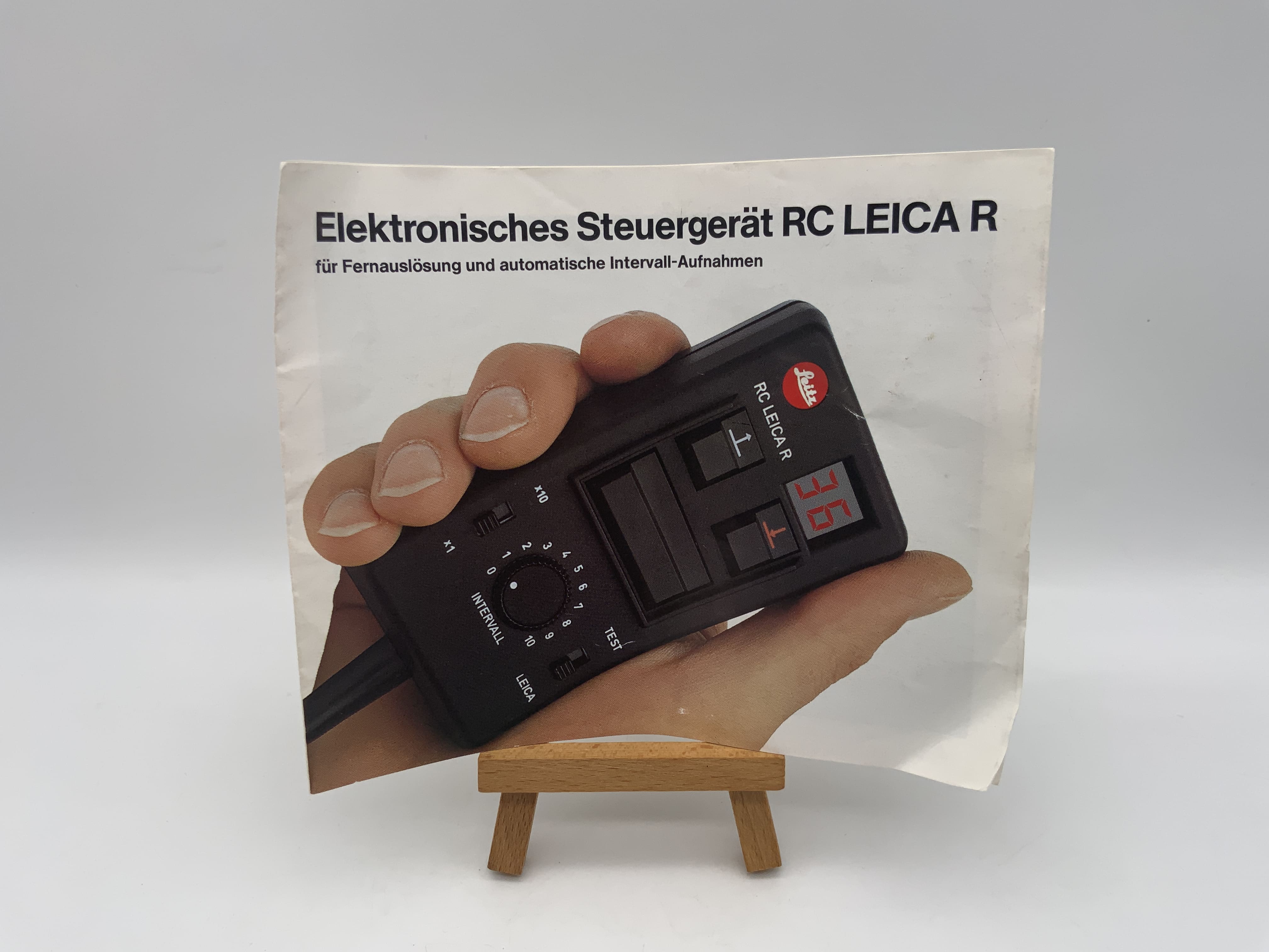 Leitz Electronic Control Unit RC Leica R Leica Operating Instructions German