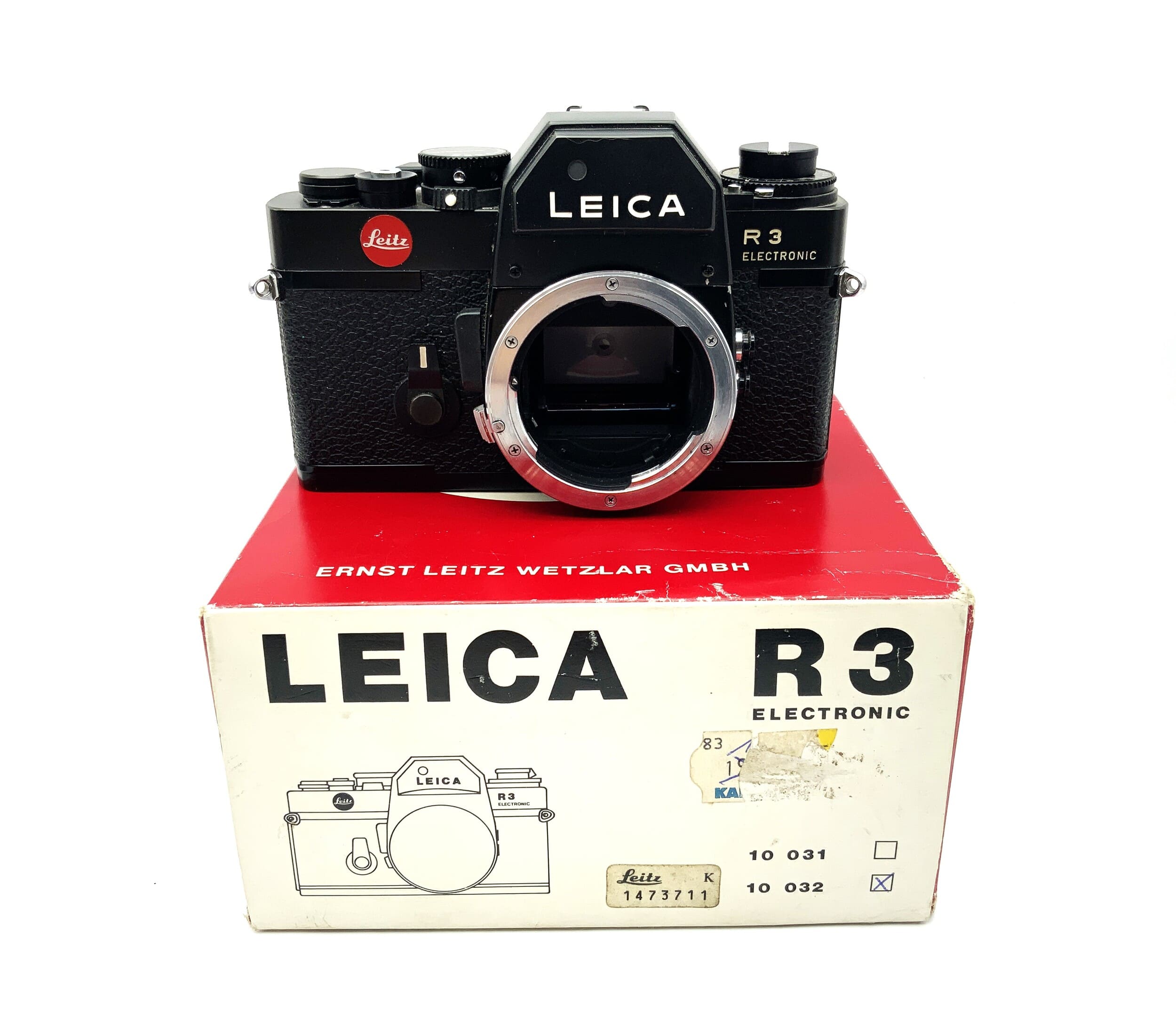 Leica R3 Electronic SLR Leitz with original packaging, 35mm SLR analog body (Leica R)
